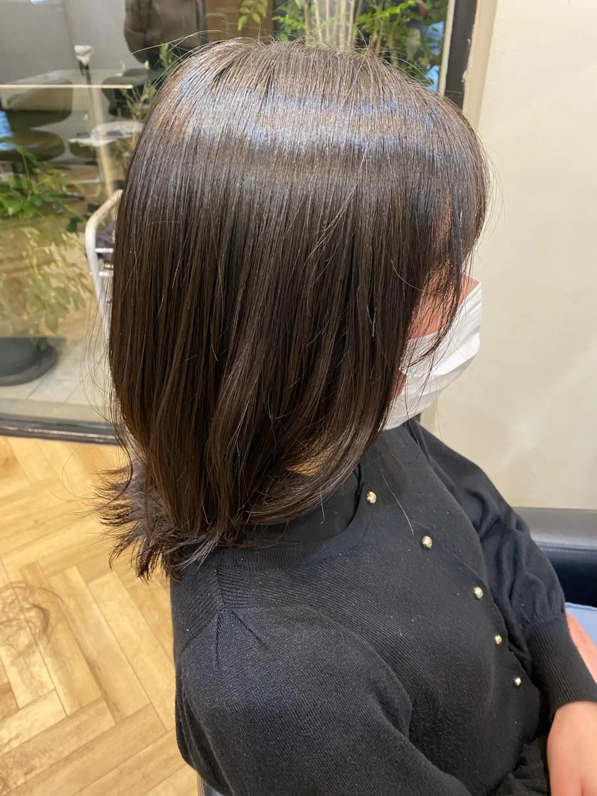 セミロング ⭐️透明感カラー/ パーマ⭐️宮野翔のヘアスタイル