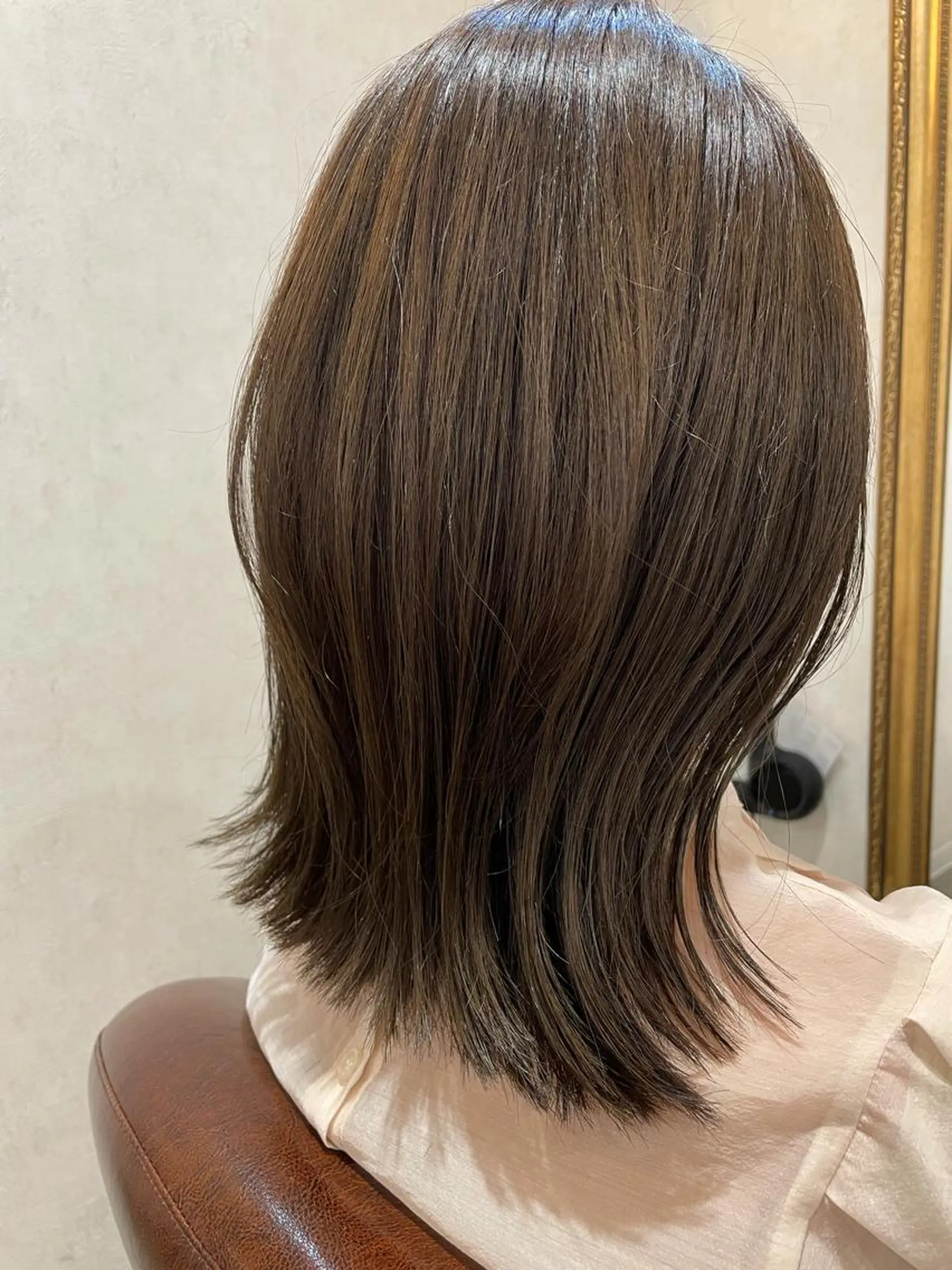 ミディアム カラー カット ヘアカラー トリートメント 透明感カラー💎 AYAのヘアスタイル