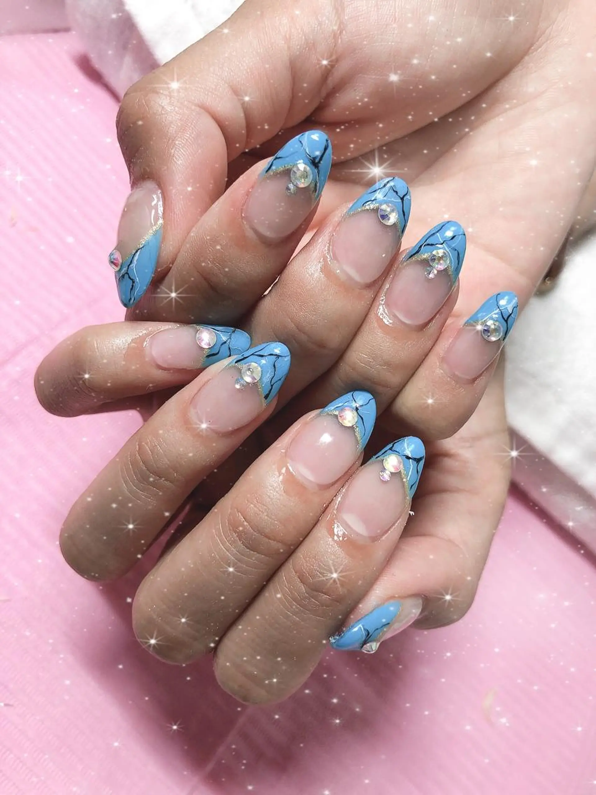 ショート ネイル アートネイル ハンドネイル 《LB》ラブリエ Nail&eyeのマツエク・マツパデザイン