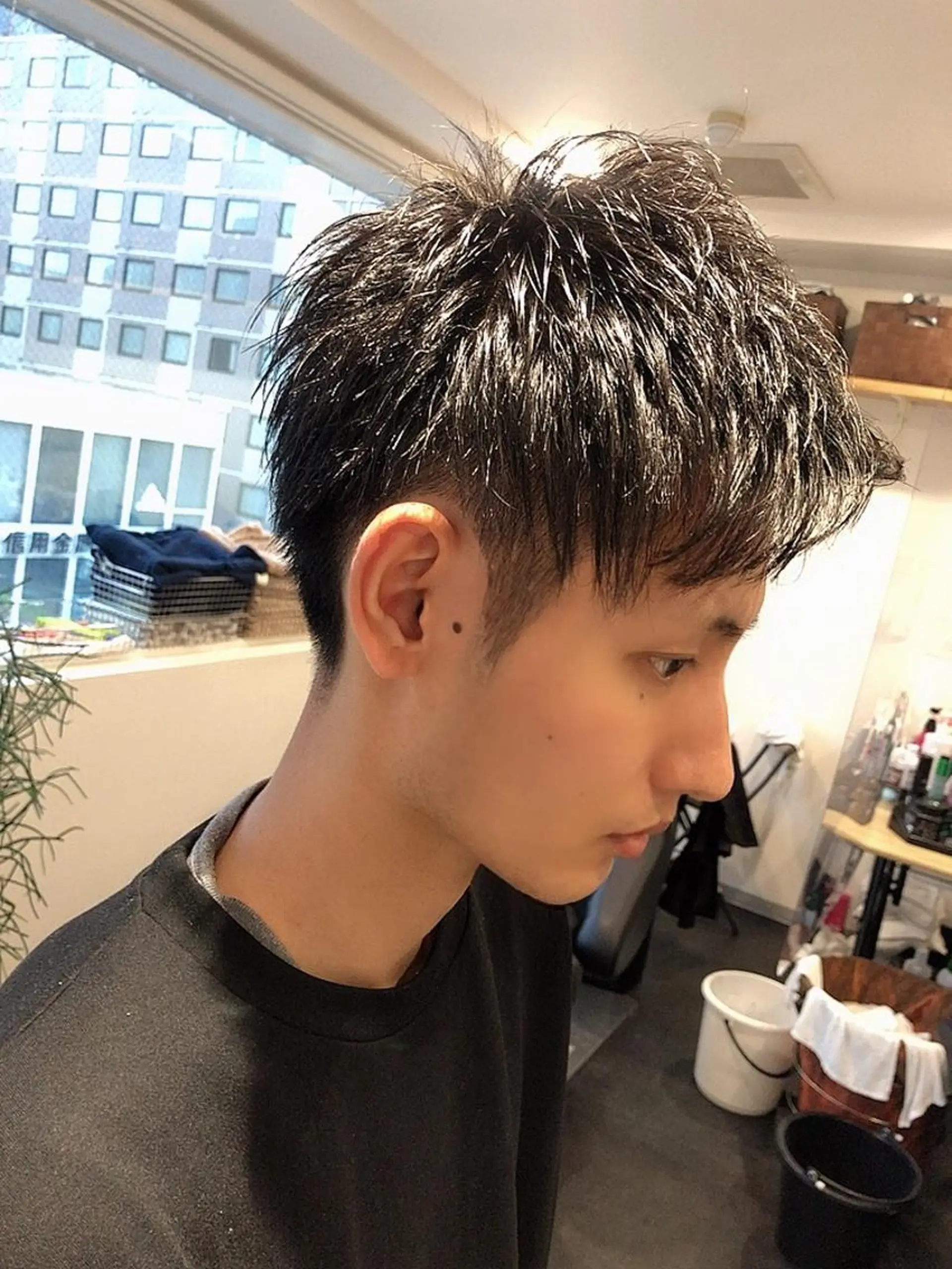 ショート メンズ ツーブロック 京都美容師 塩のヘアスタイル