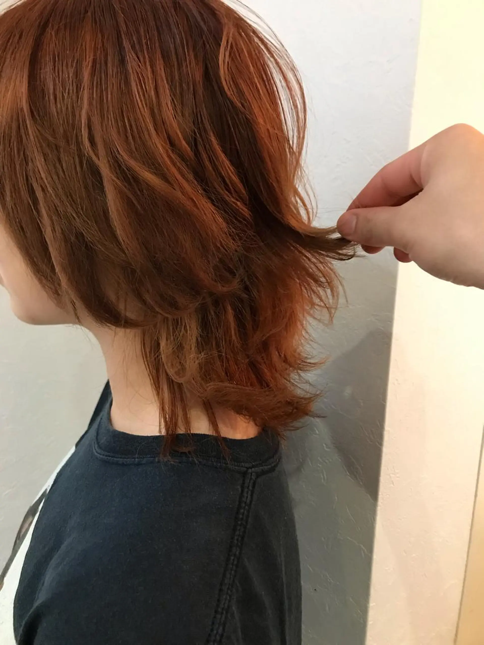 ミディアム カラー 森貴裕/ベージュ/ パーマ/オリーブのヘアスタイル