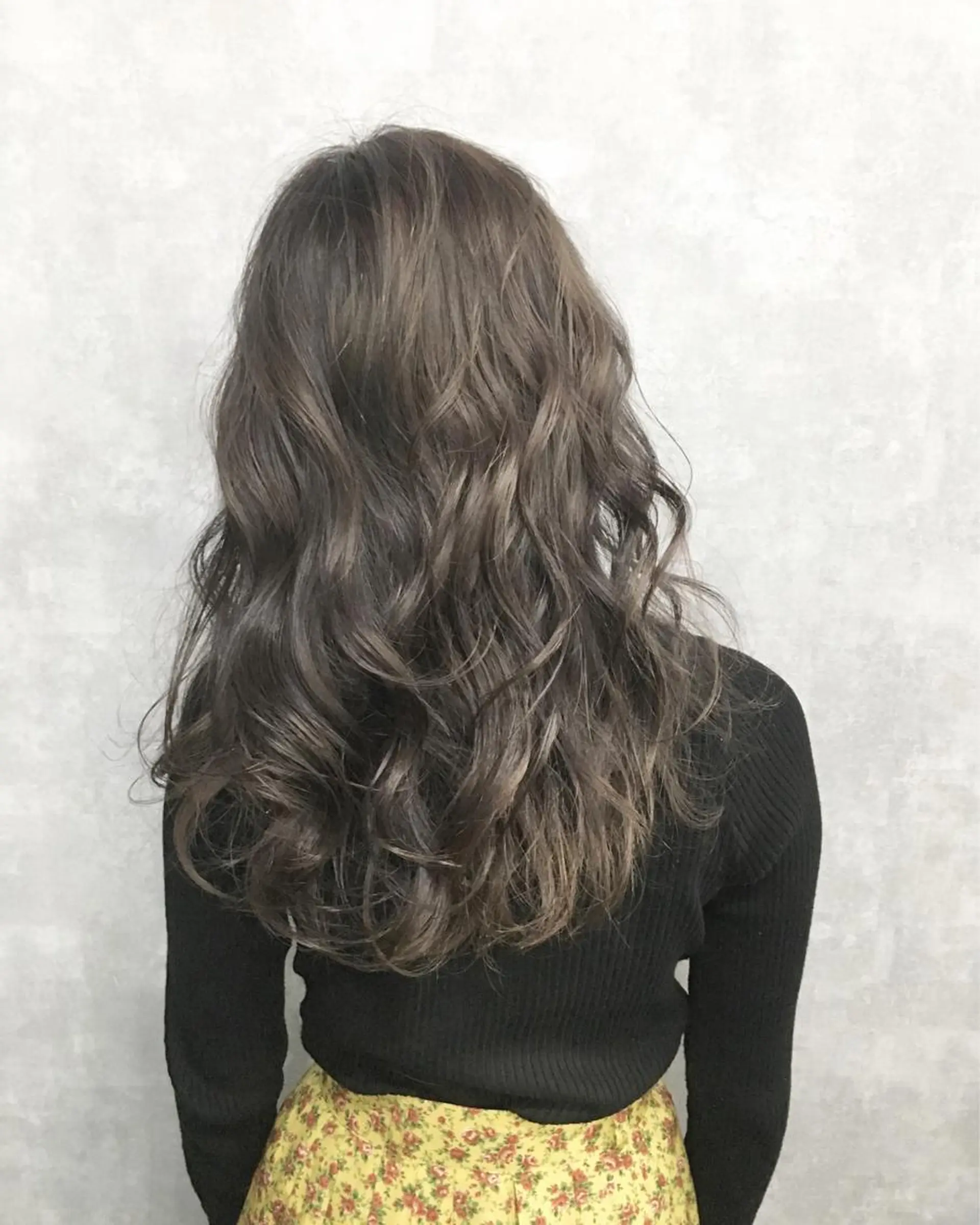 セミロング カラー レイヤーカット BLend 渋谷のヘアスタイル