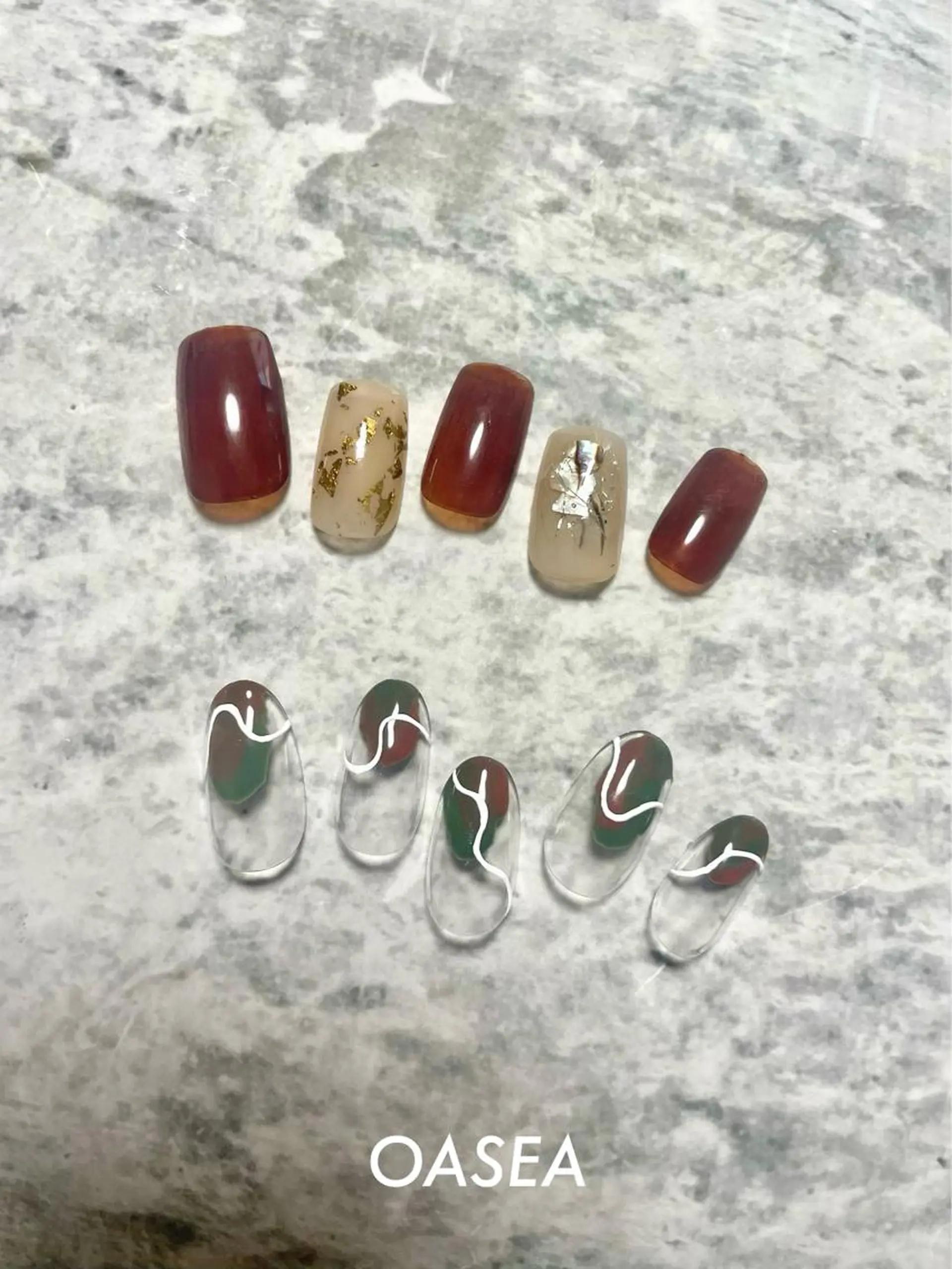 ネイル ハンドネイル 🌞💜 KAORI 🌴のネイルデザイン