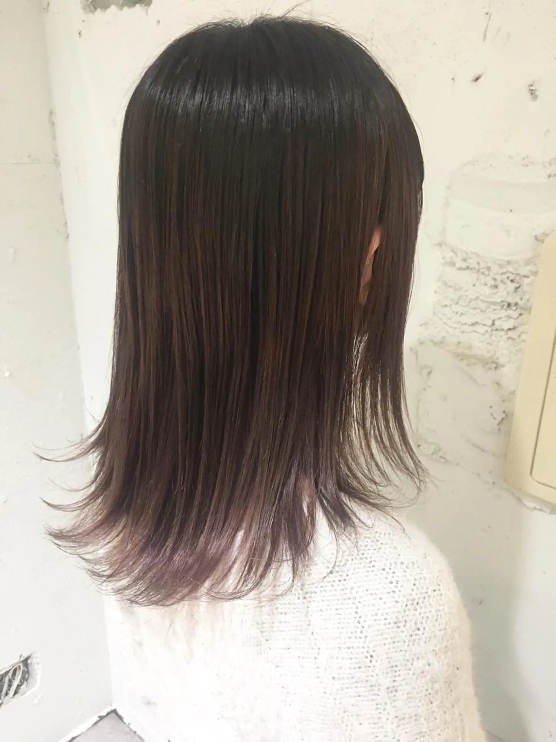 ミディアム カラー グラデーションカラー Fuuu《フゥ》所属・シノザキ シンゴのヘアスタイル