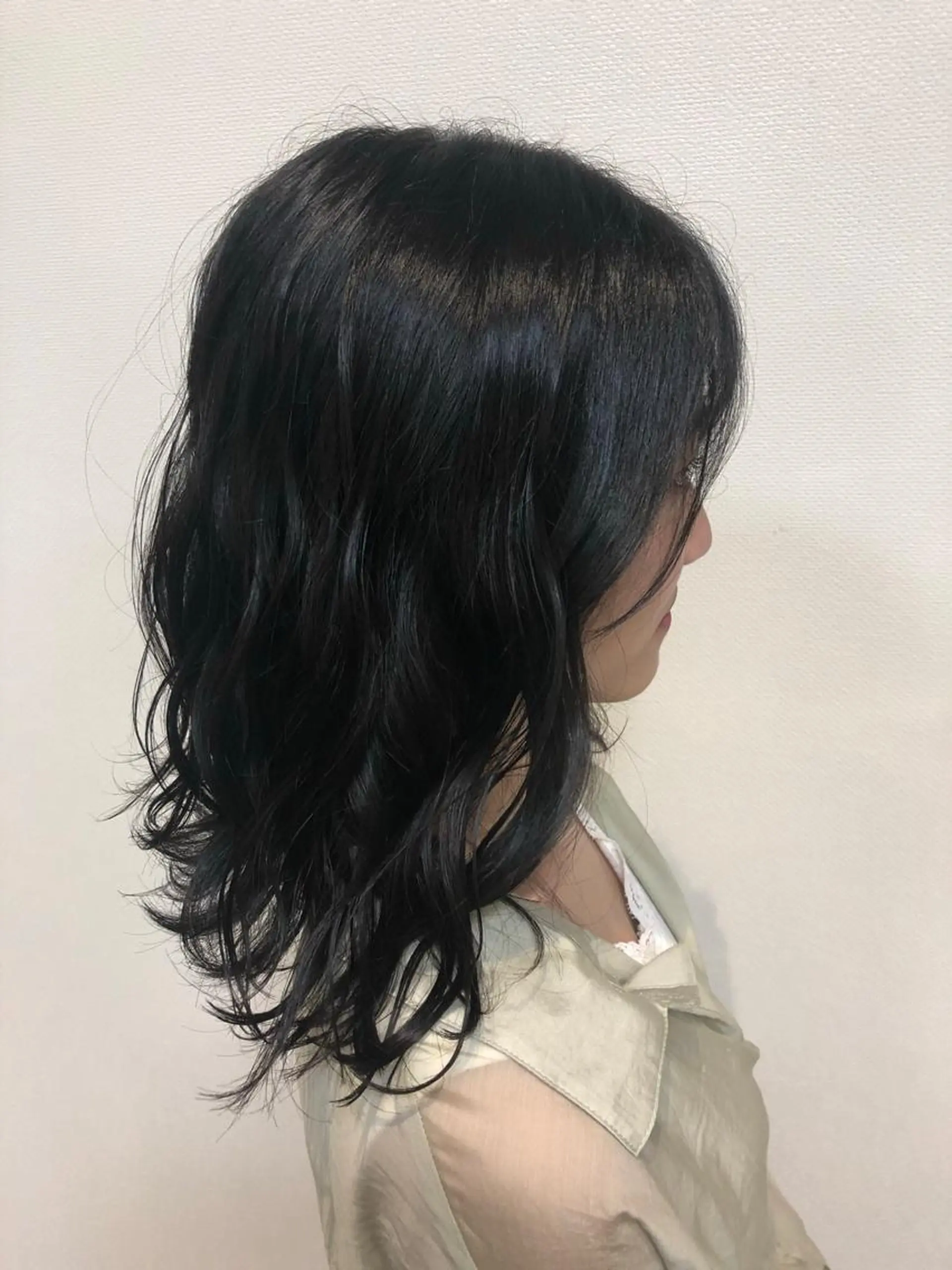 ミディアム カラー パーマ ヘアアレンジ ❣️倉敷❣️美髪 カラー能登一成のヘアスタイル