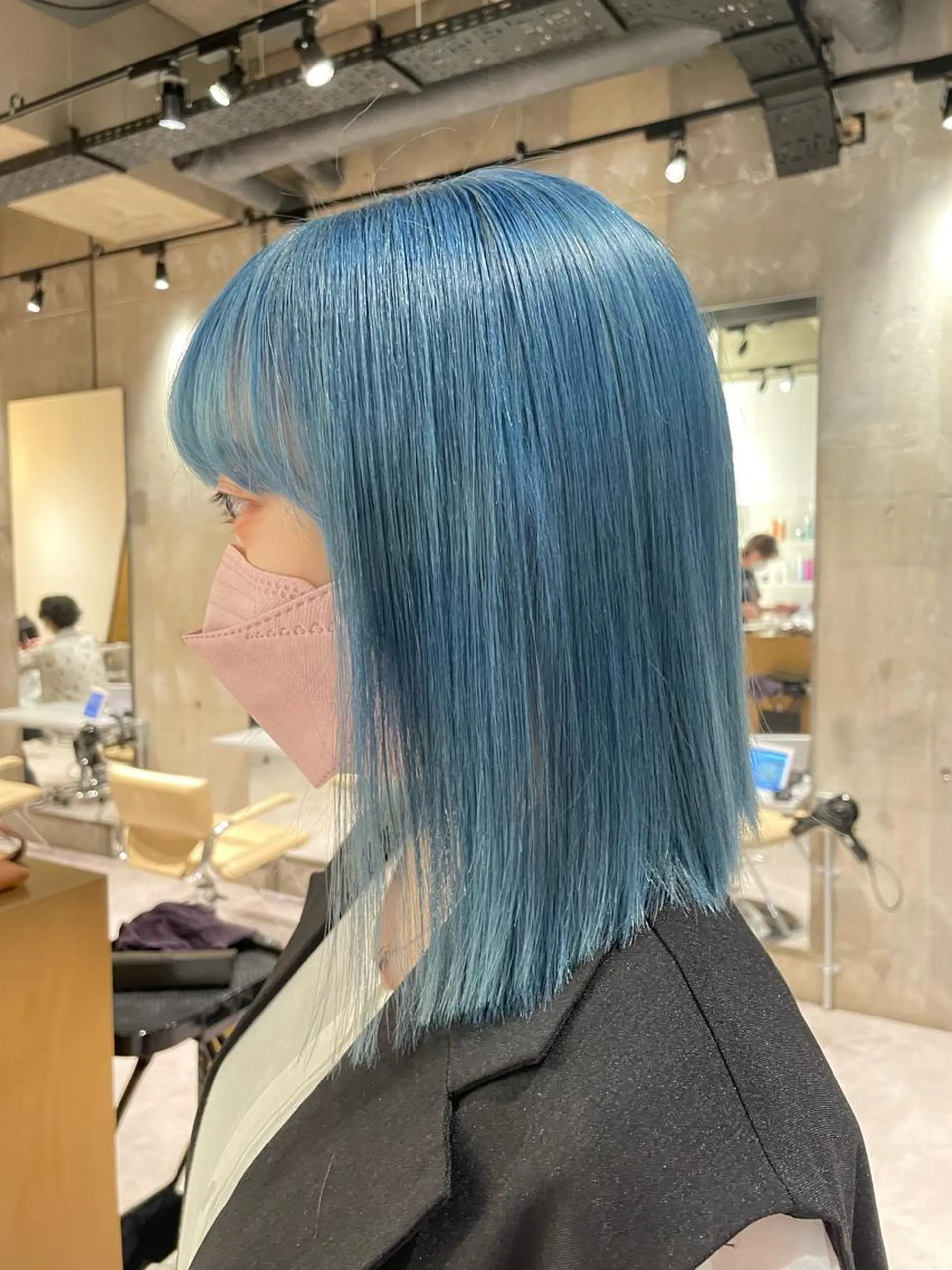 セミロング カラー パーマ カット ヘアカラー トリートメント 海外レイヤー 🇺🇸/ヒナコのヘアスタイル