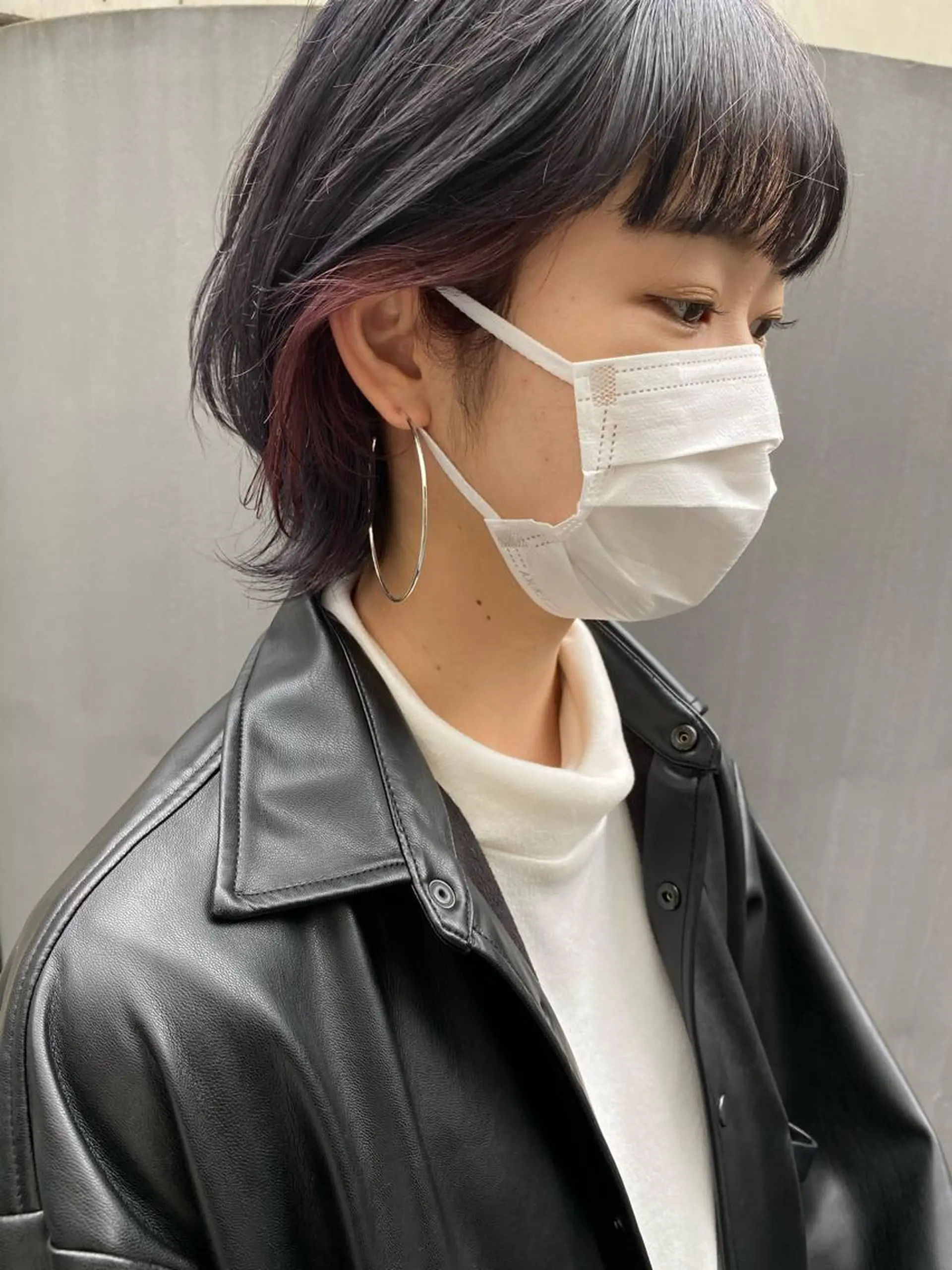 ショート カラー ヘアアレンジ ハイトーン/ ボブ 中村麟のヘアスタイル