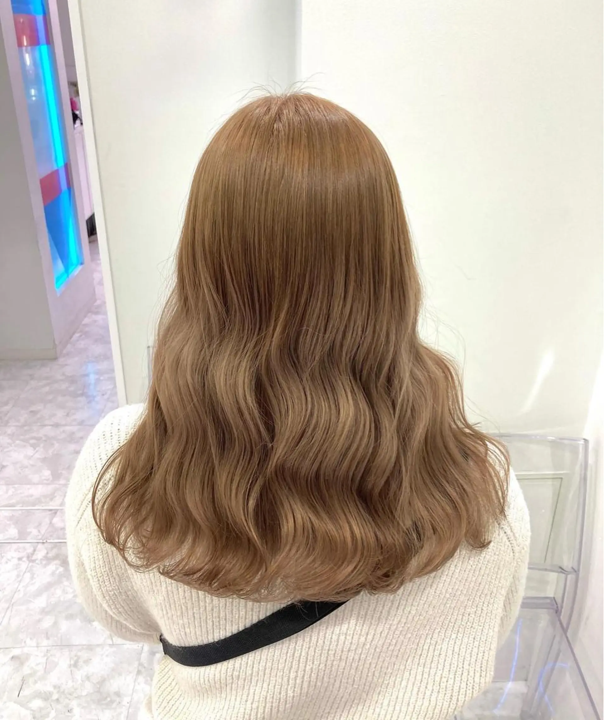 セミロング 💍大人デザイン /ハイトーン♡リクトのヘアスタイル