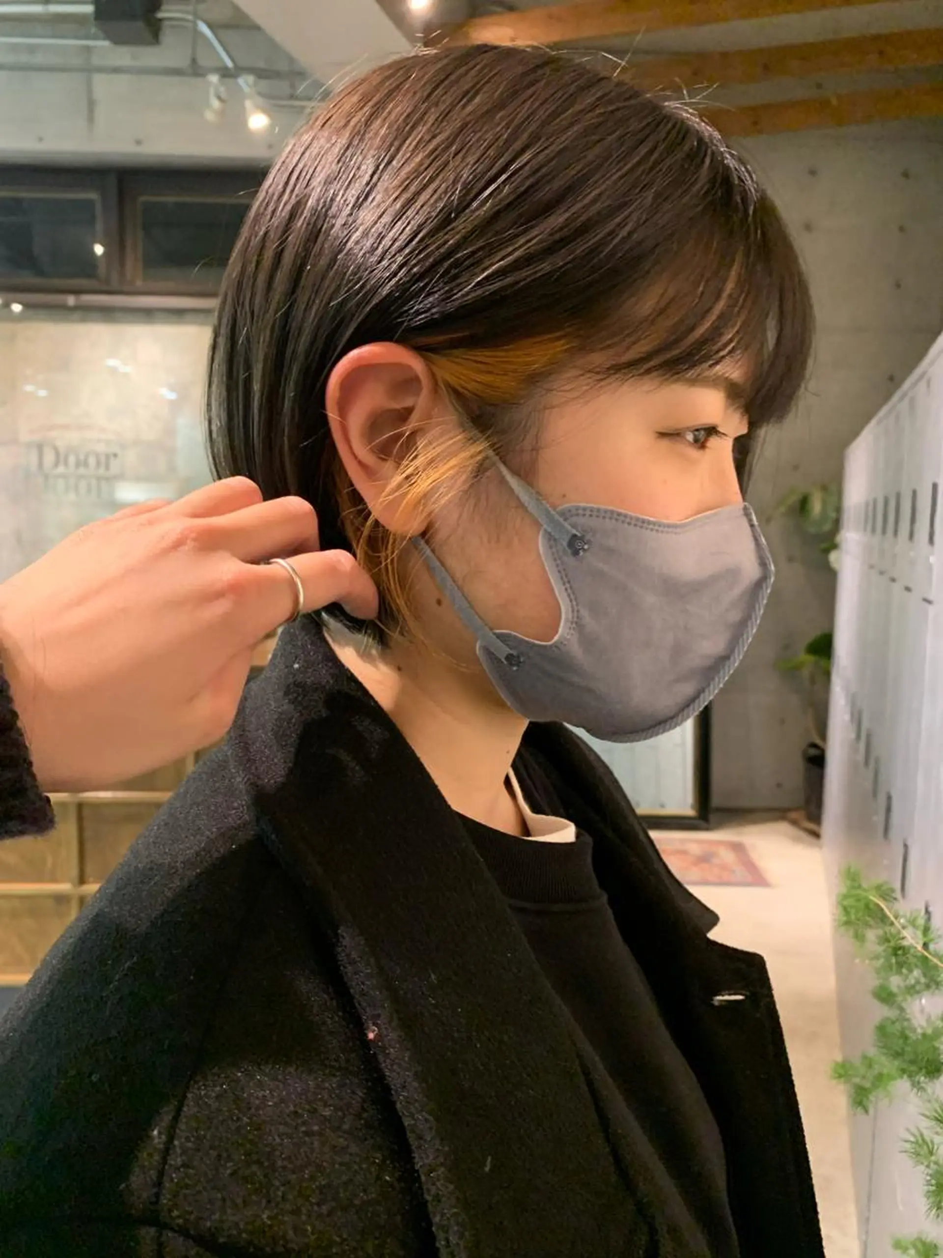 ショート カット ヘアカラー トリートメント ボブ/ベージュ/ パーマ🪿近森ゆいのヘアスタイル