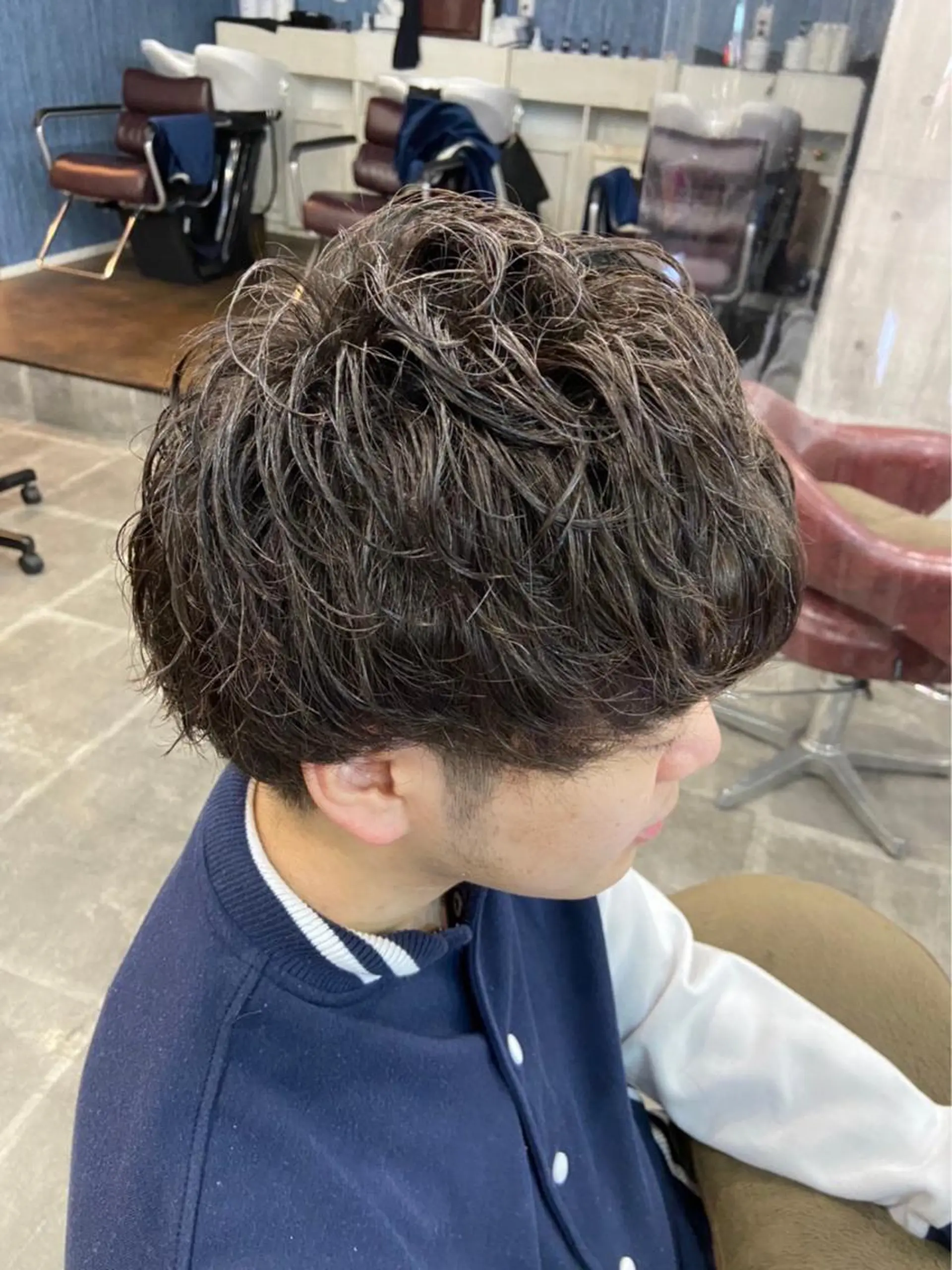 パーマ メンズ 井手 伸哉のヘアスタイル