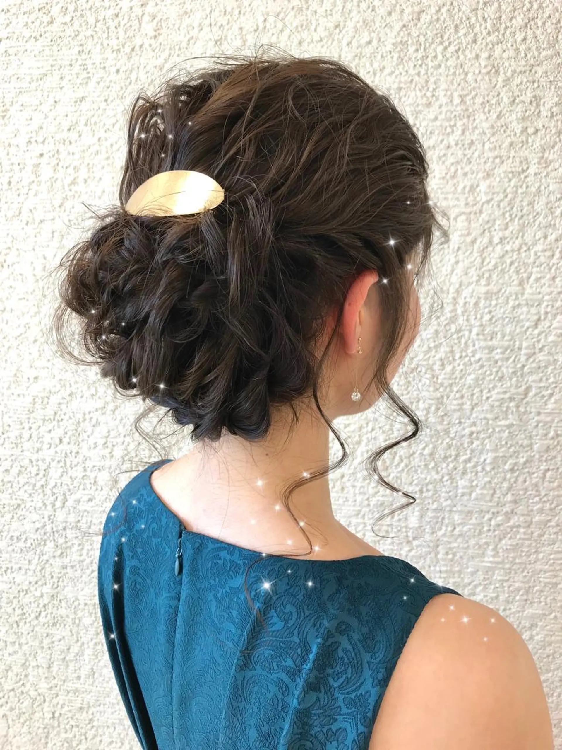 セミロング ヘアアレンジ ヘアセット 高橋恵🌈生え癖改善 ウルフ/レイヤーのヘアスタイル