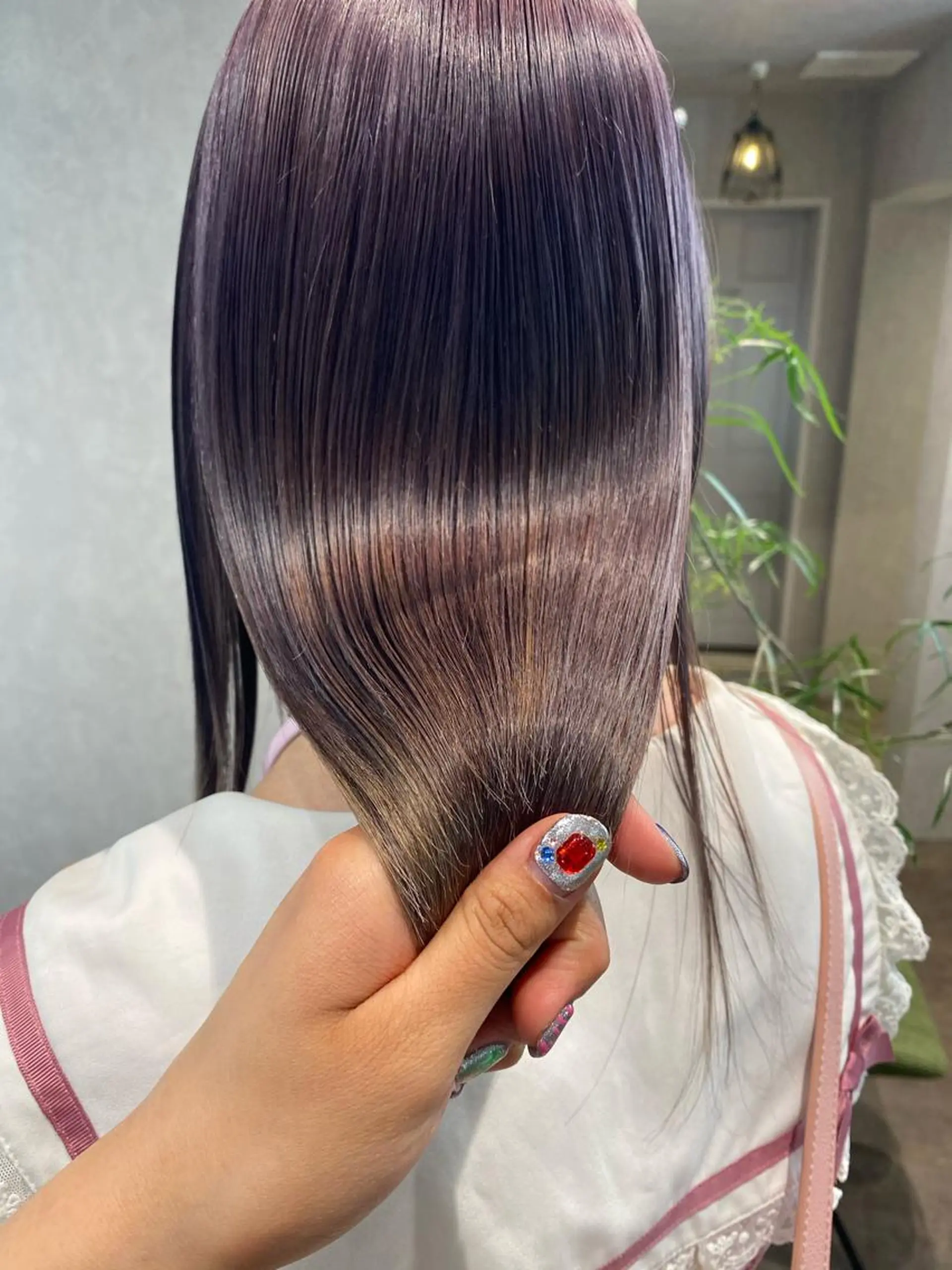 セミロング カラー ヘアアレンジ XENA表参道 MIKUのヘアスタイル