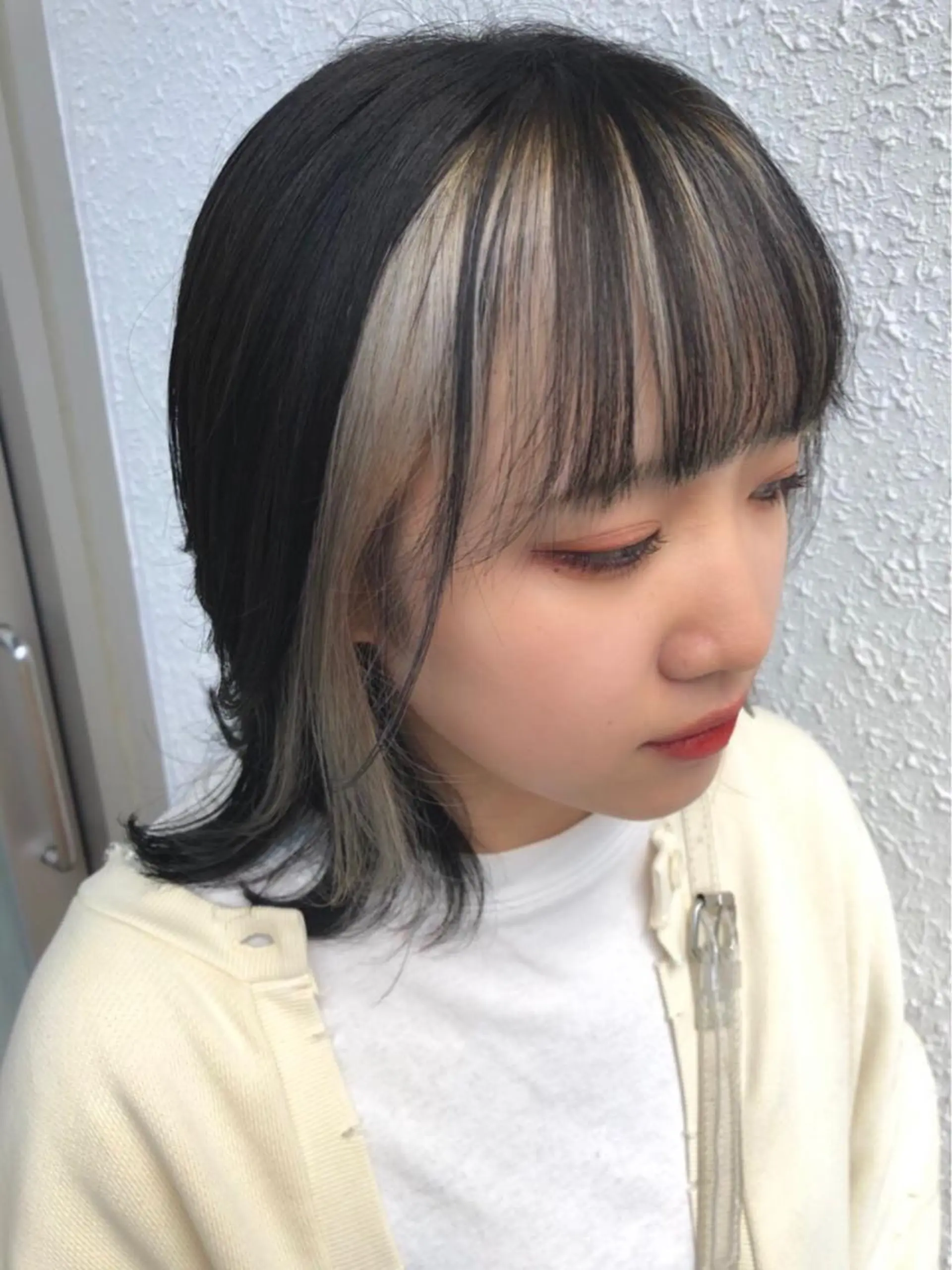 セミロング カラー ヘアアレンジ 佐藤 魁人のヘアスタイル