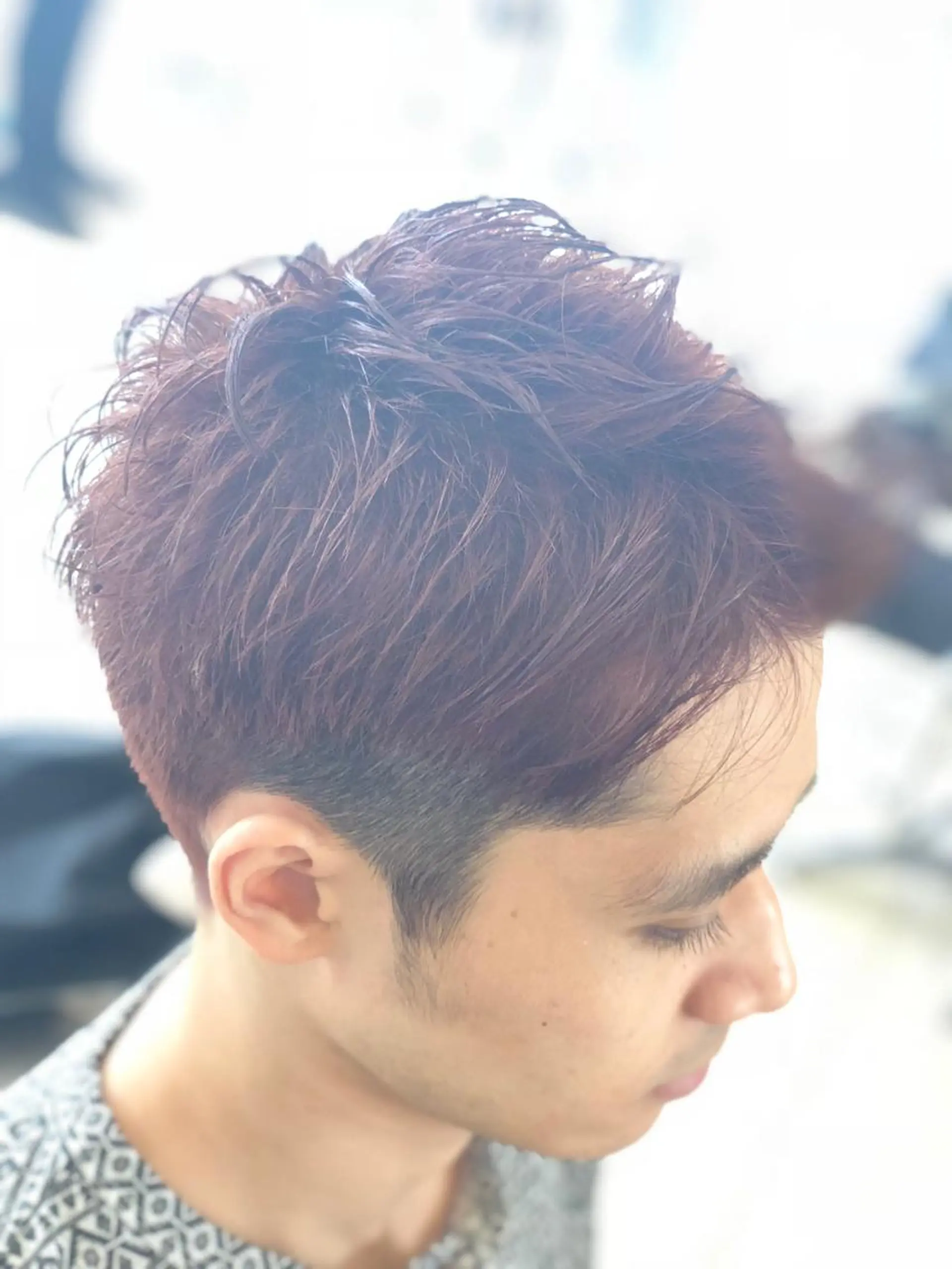 ショート カラー メンズ 吉村 周馬のヘアスタイル