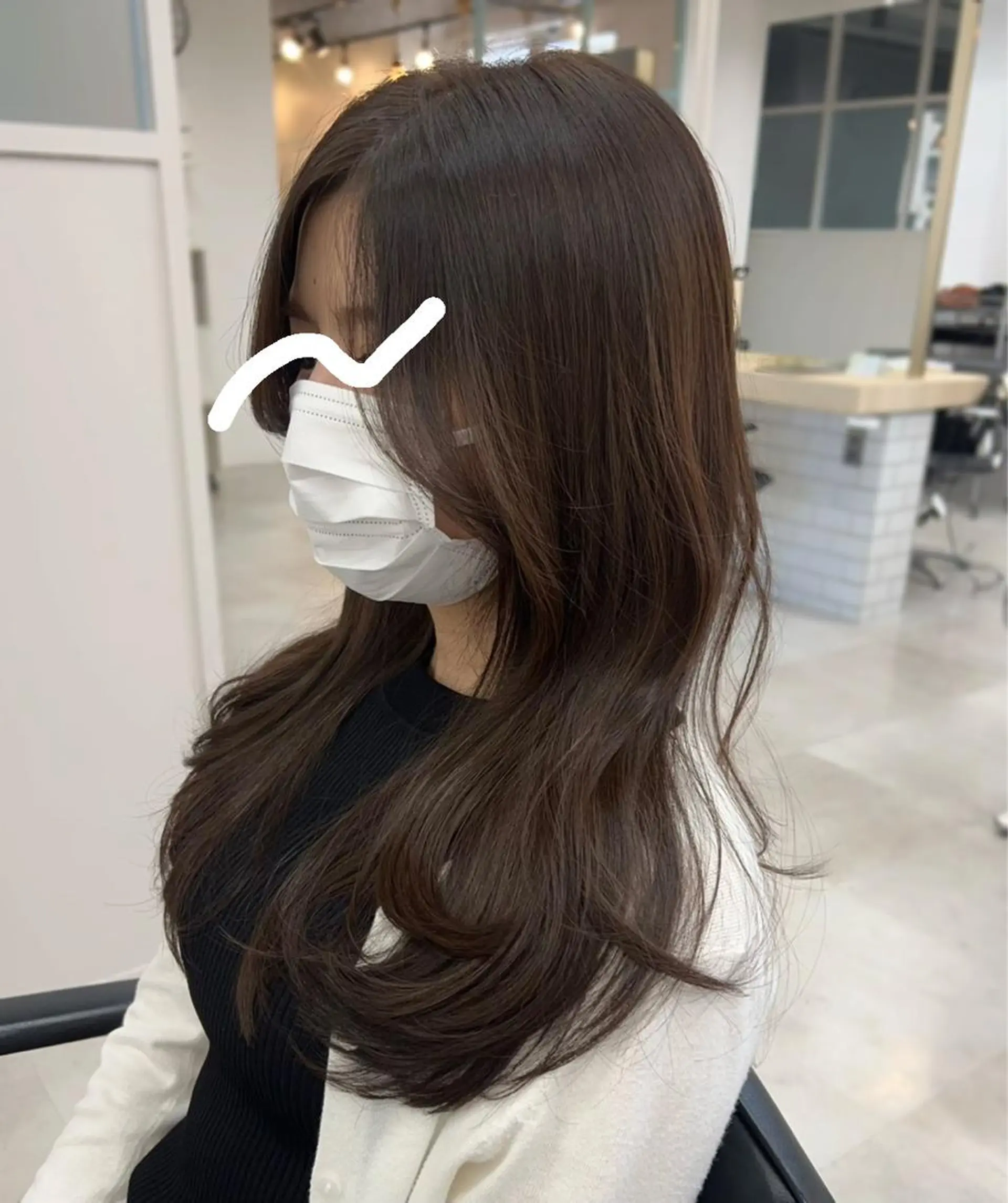 セミロング レイヤーカット 産休中🎀 しょうこLuanaのヘアスタイル