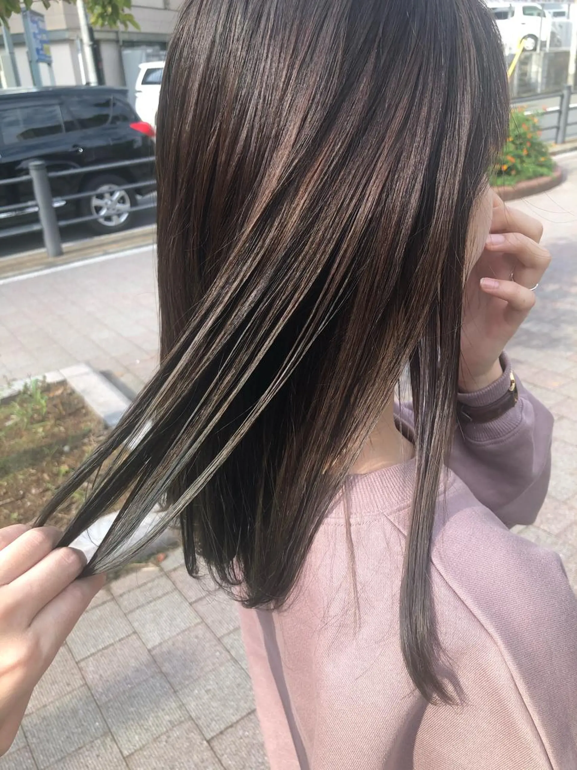 セミロング GO TODAY SHAiRE SALON原宿Stella店所属・GO TODAY シェアサロンのヘアスタイル