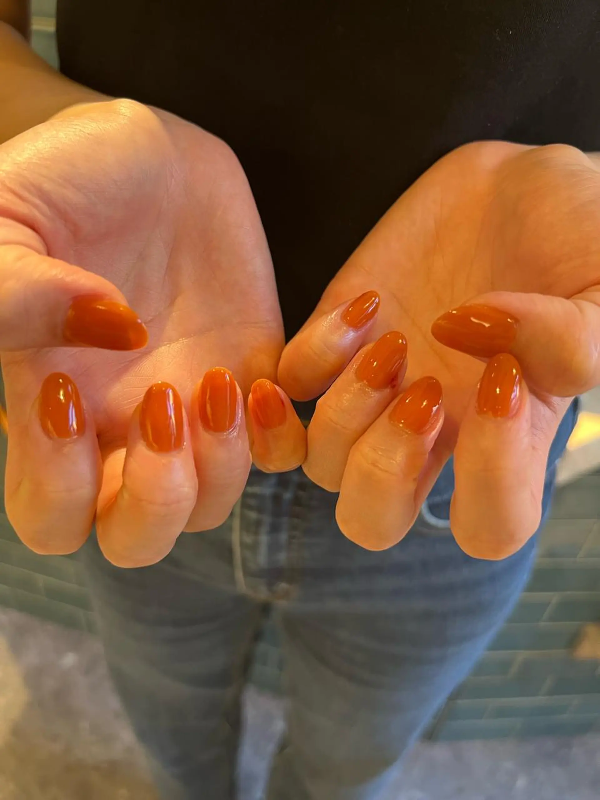 ネイル ブラウン ヘアメイクネイリスト 💄💅hidemiのヘアスタイル