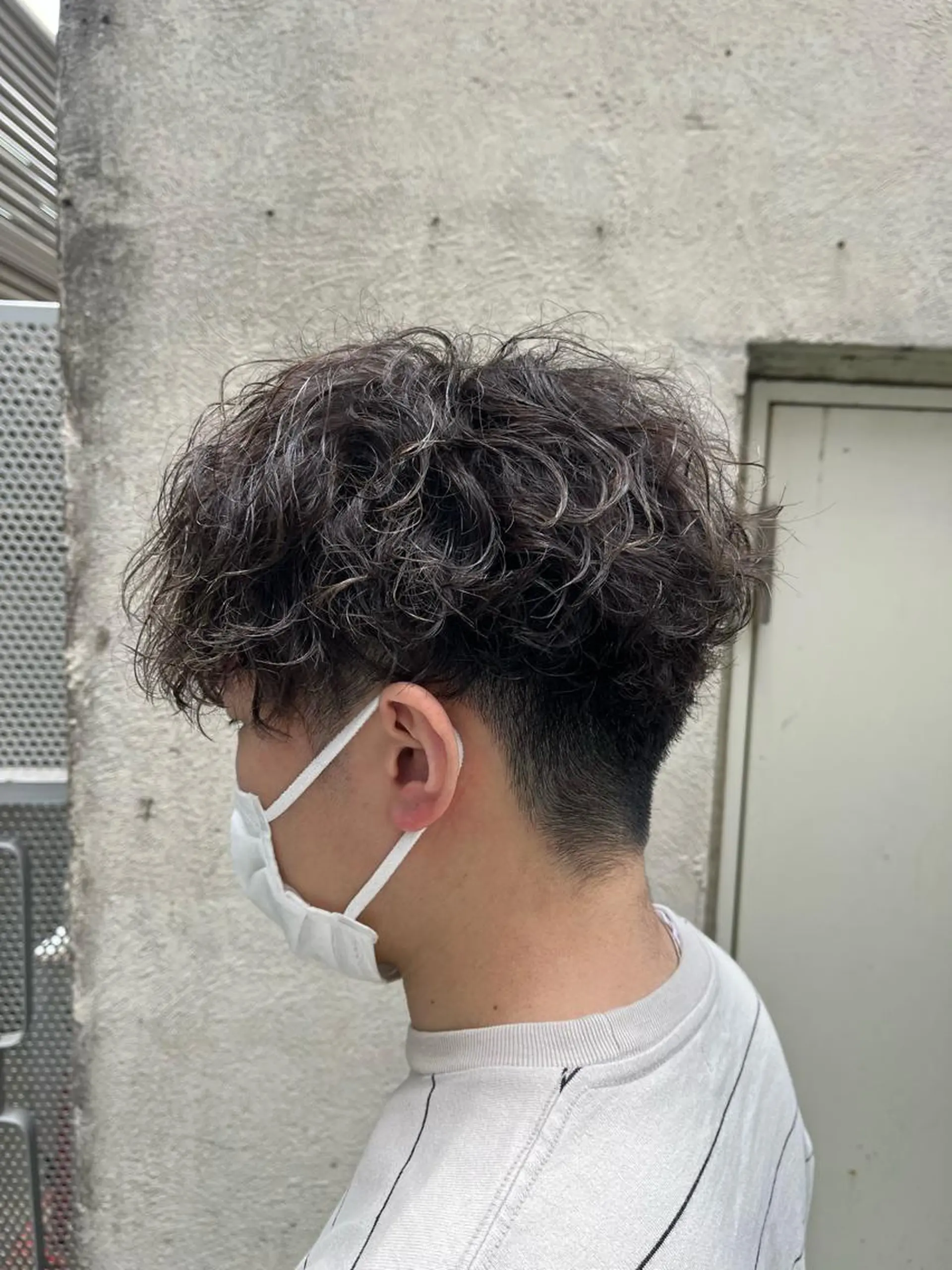 ショート パーマ メンズ カット パーマ トリートメント ヘアセット 🏆メンズヘア特化 🥇代表りんぺーのヘアスタイル