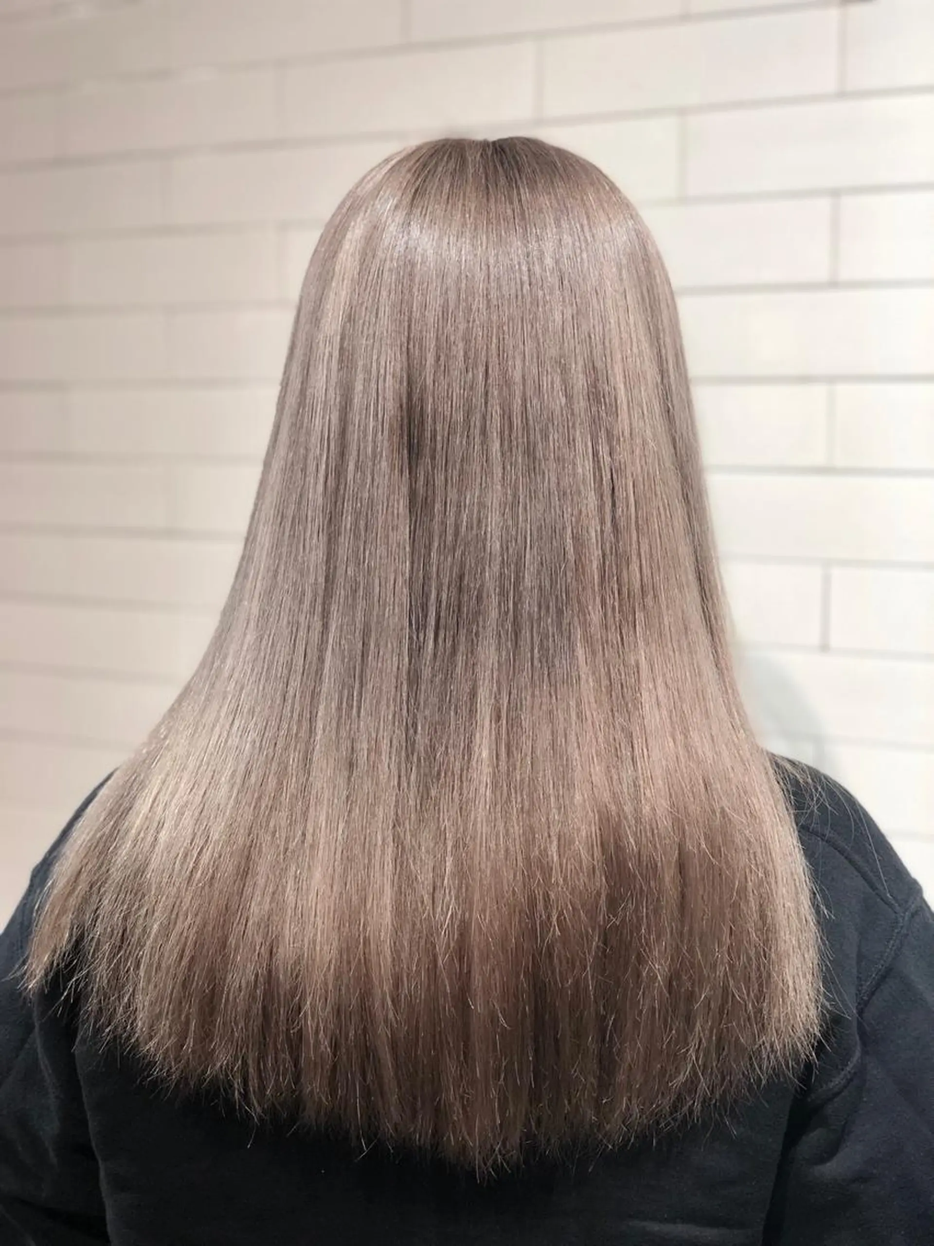 セミロング カラー カット ヘアカラー トリートメント 🤍髪質改善➕透明感 カラー🤍川上葵のヘアスタイル