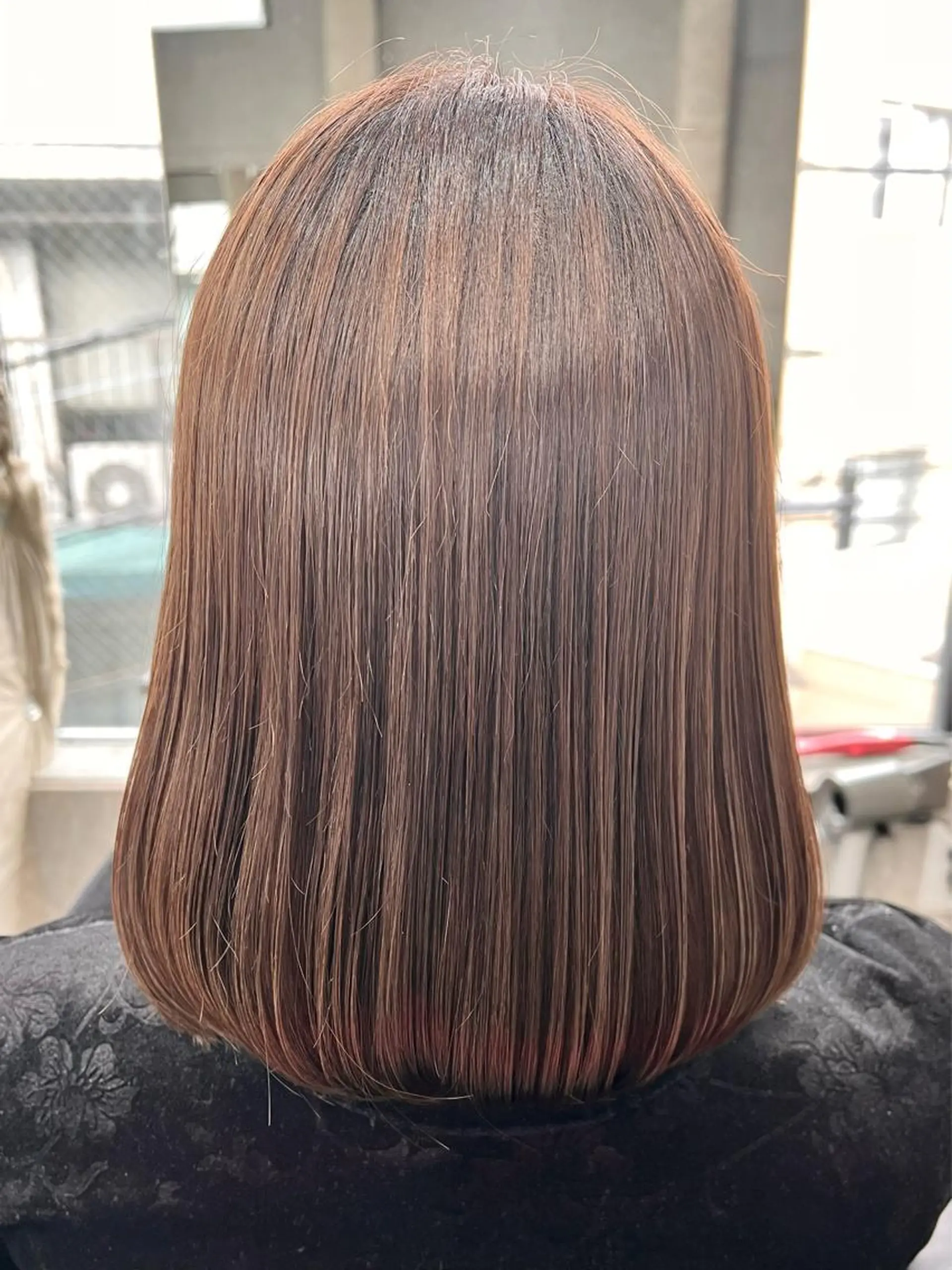 ミディアム カット 縮毛矯正 トリートメント ♡HARUKA/縮毛 /髪質改善/BOBのヘアスタイル