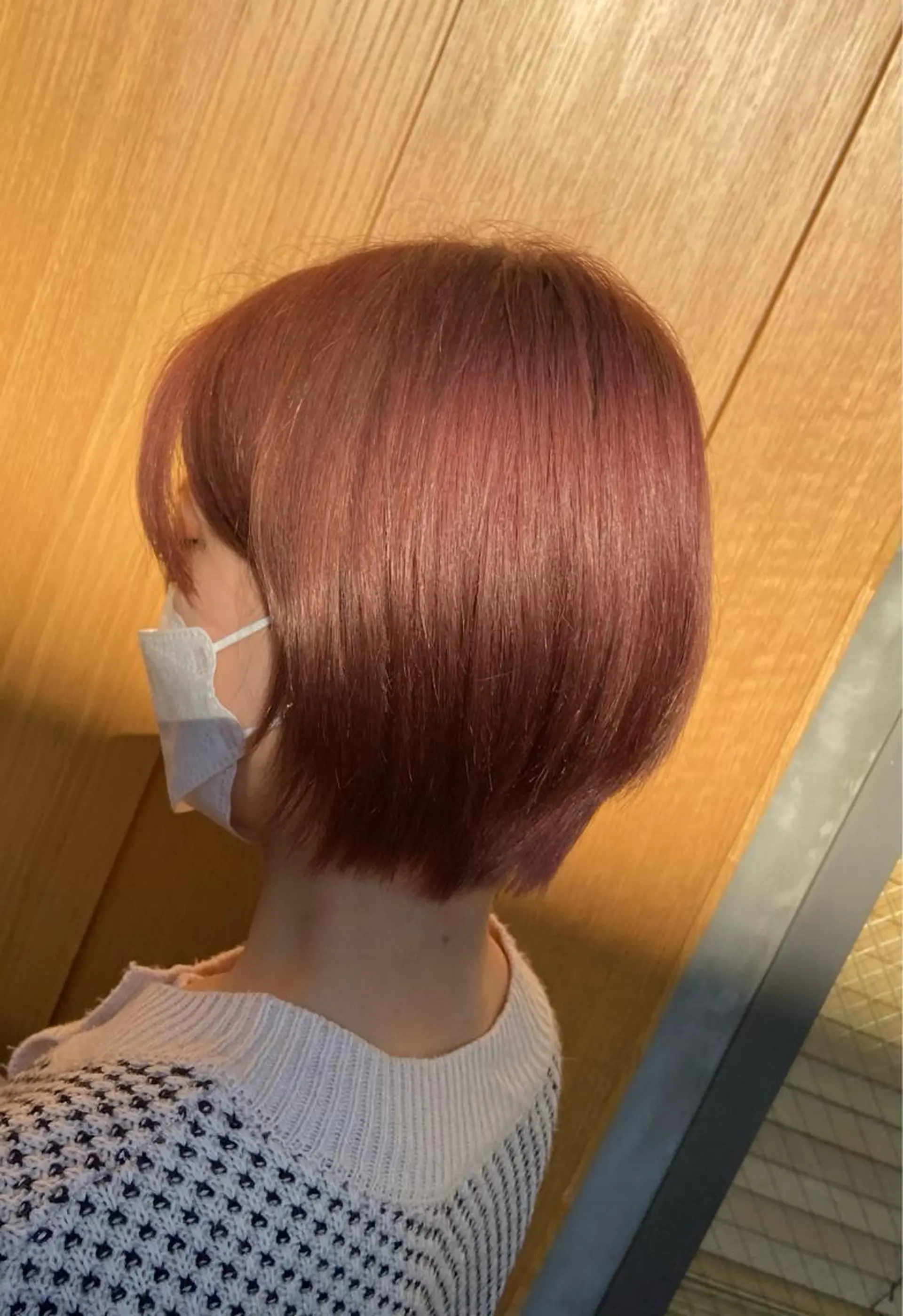 ショート カラー ピンクカラー Rosso東川口店所属・米田 瑠夏のヘアスタイル