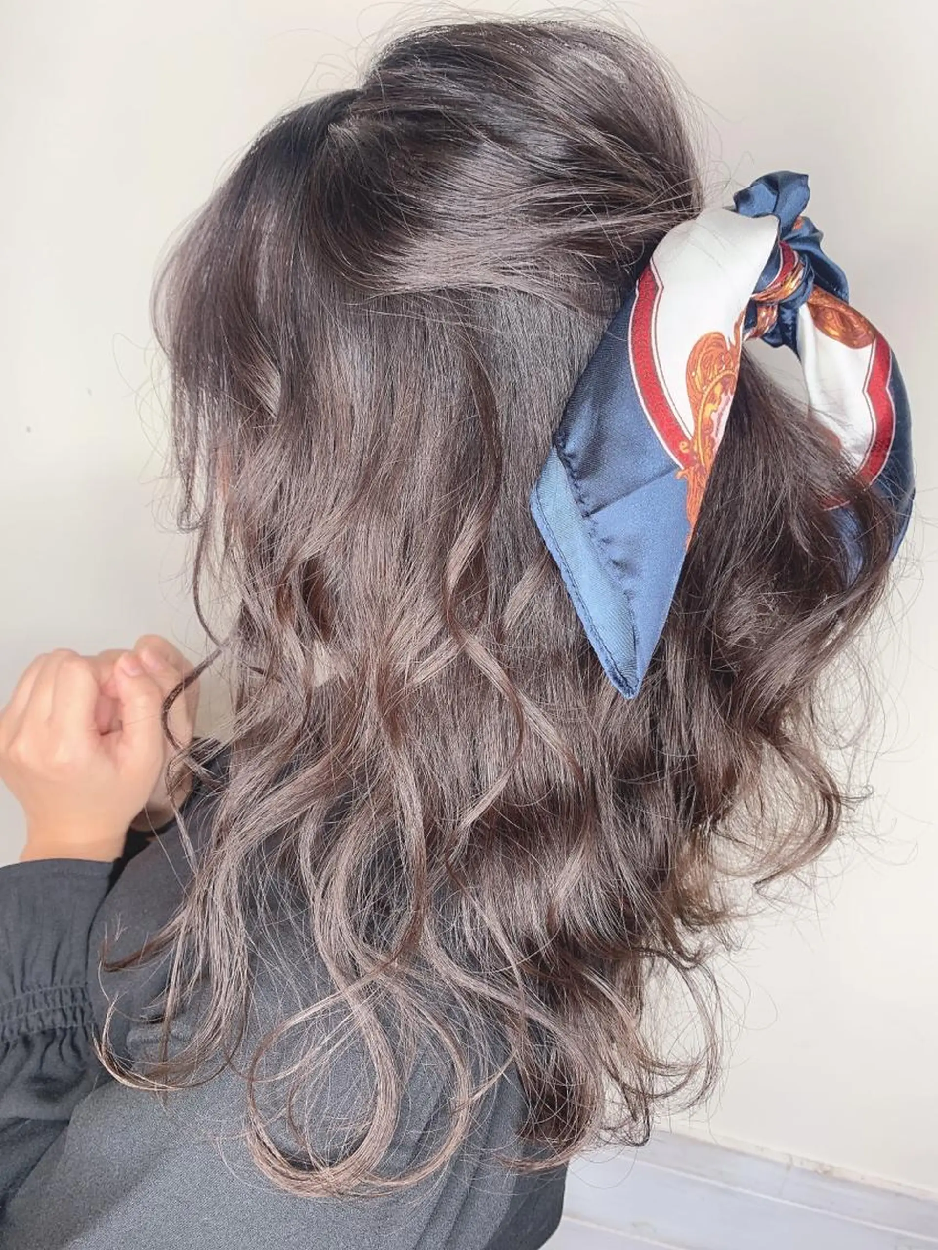 セミロング ヘアアレンジ 櫛部洸貴/ メンズ、ヘットスパのヘアスタイル