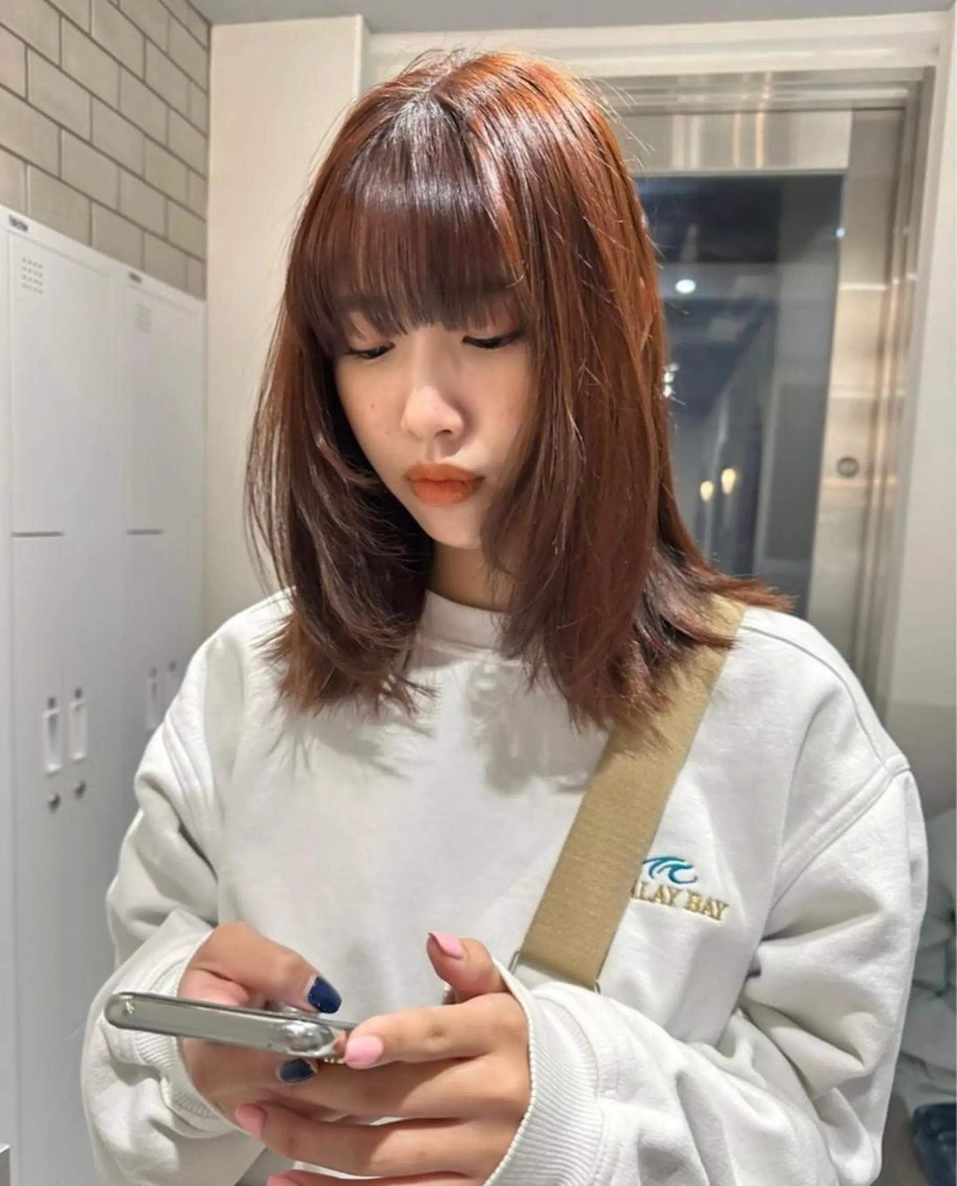 セミロング ୨୧柔らかいカラー nozomi ୨୧のヘアスタイル