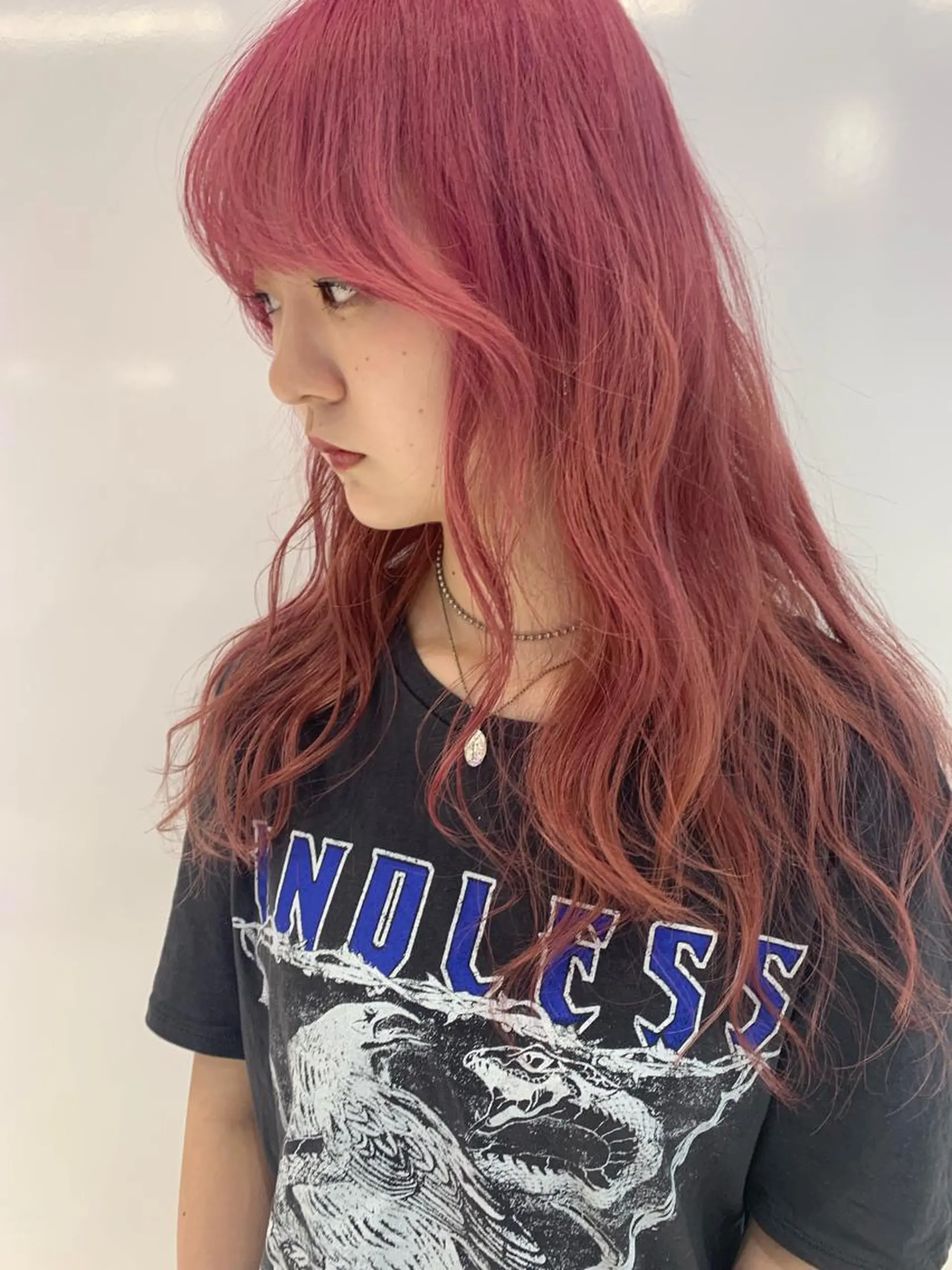 ロング カラー ハッシュカット/ハイ トーン/MANAMIのヘアスタイル