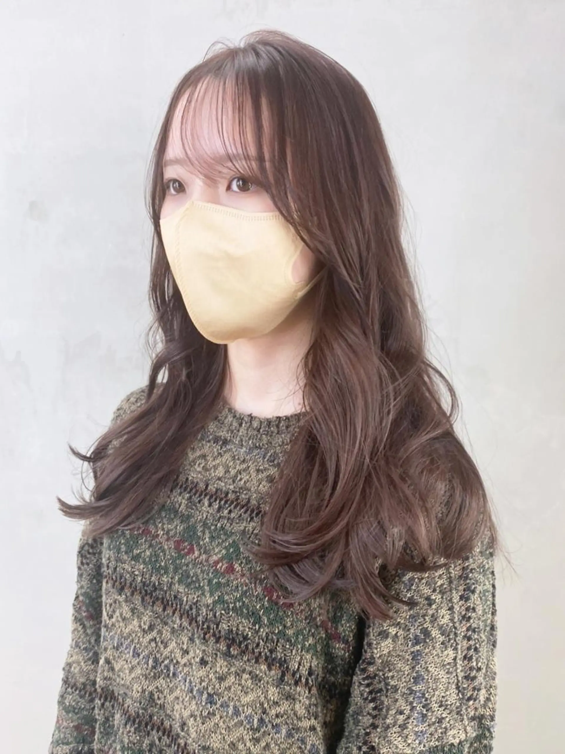 セミロング カラー カット ヘアカラー トリートメント ITbyALBUM 中野店のヘアスタイル