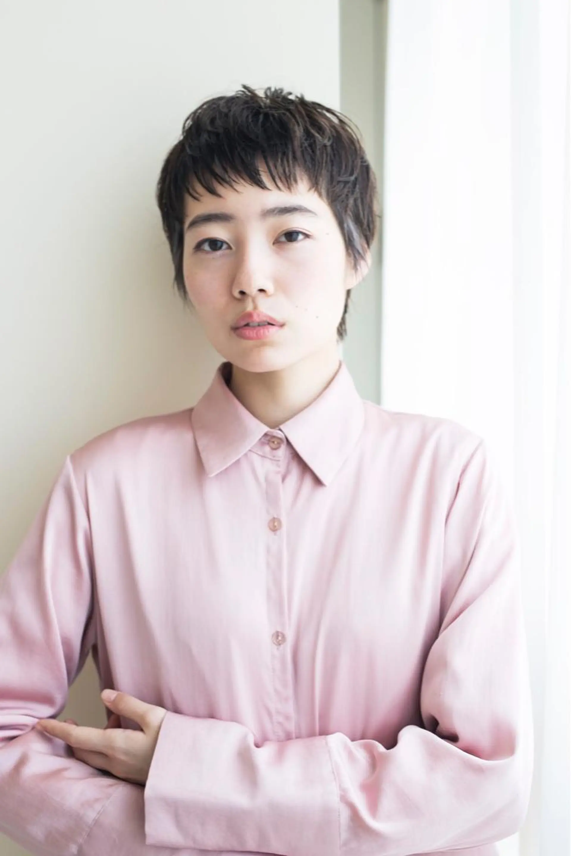 ショート カラー 大久保 優香のヘアスタイル