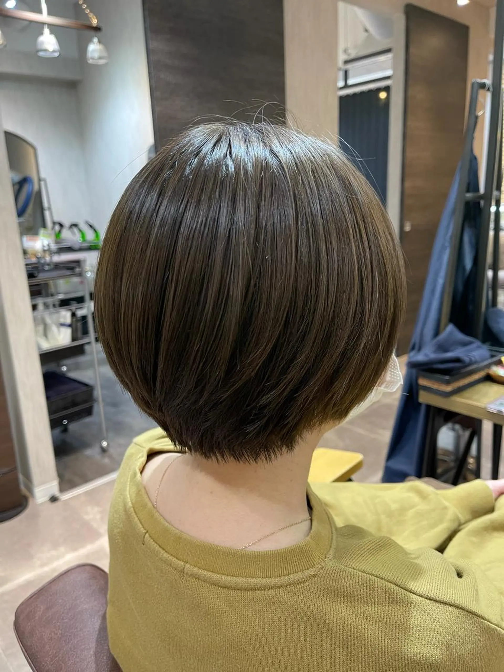 ショート カラー 髪質改善/ストレート /半個室/大岡輝己のヘアスタイル