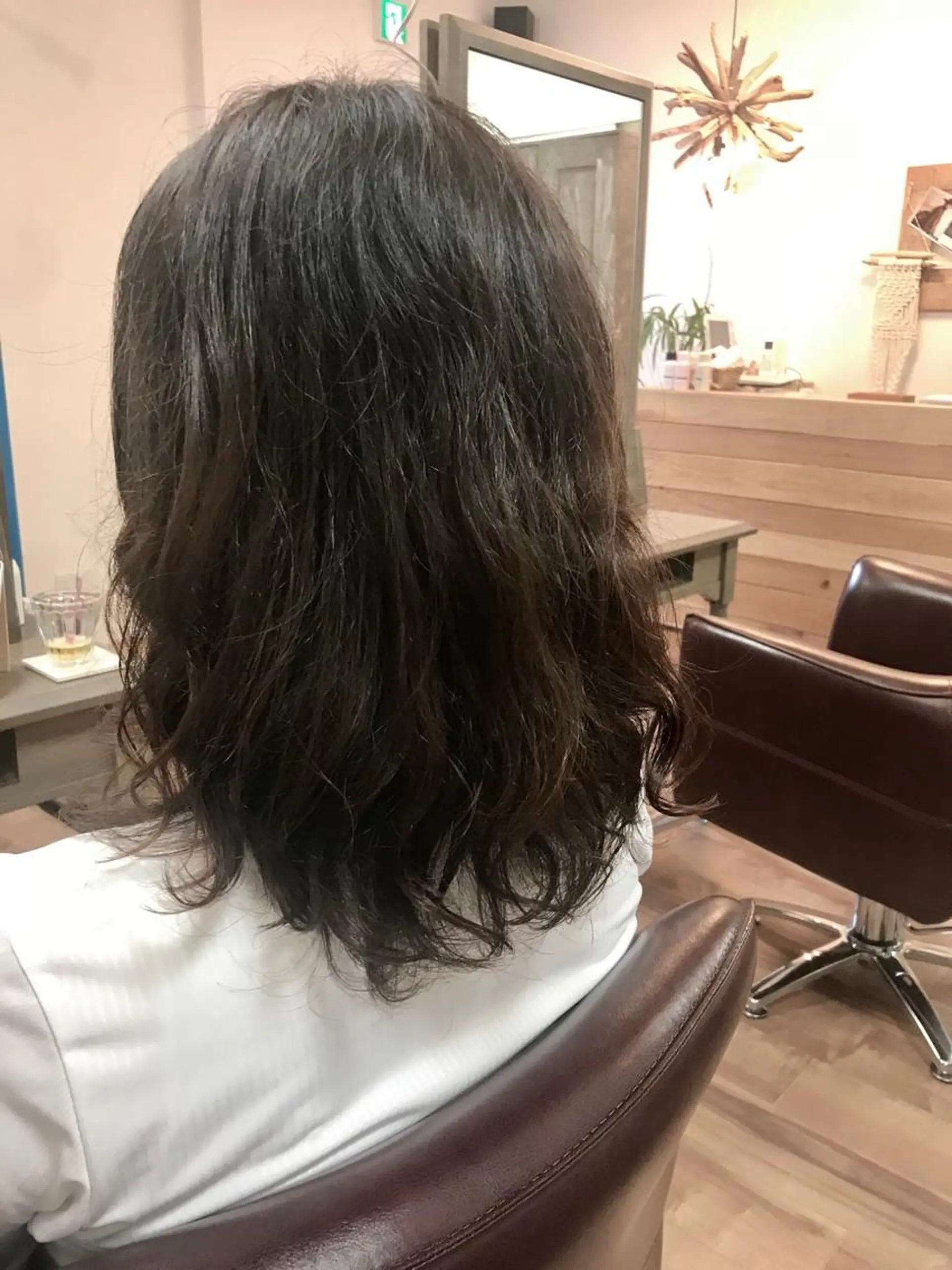 ミディアム パーマ ミディアムパーマ 河野 行史のヘアスタイル