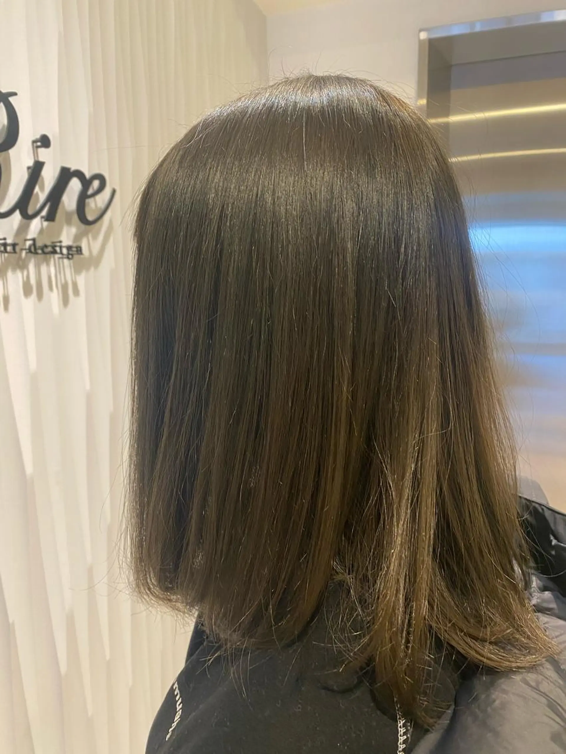 ミディアム 髪質改善 トリートメント トリートメント 大倉 未波のヘアスタイル