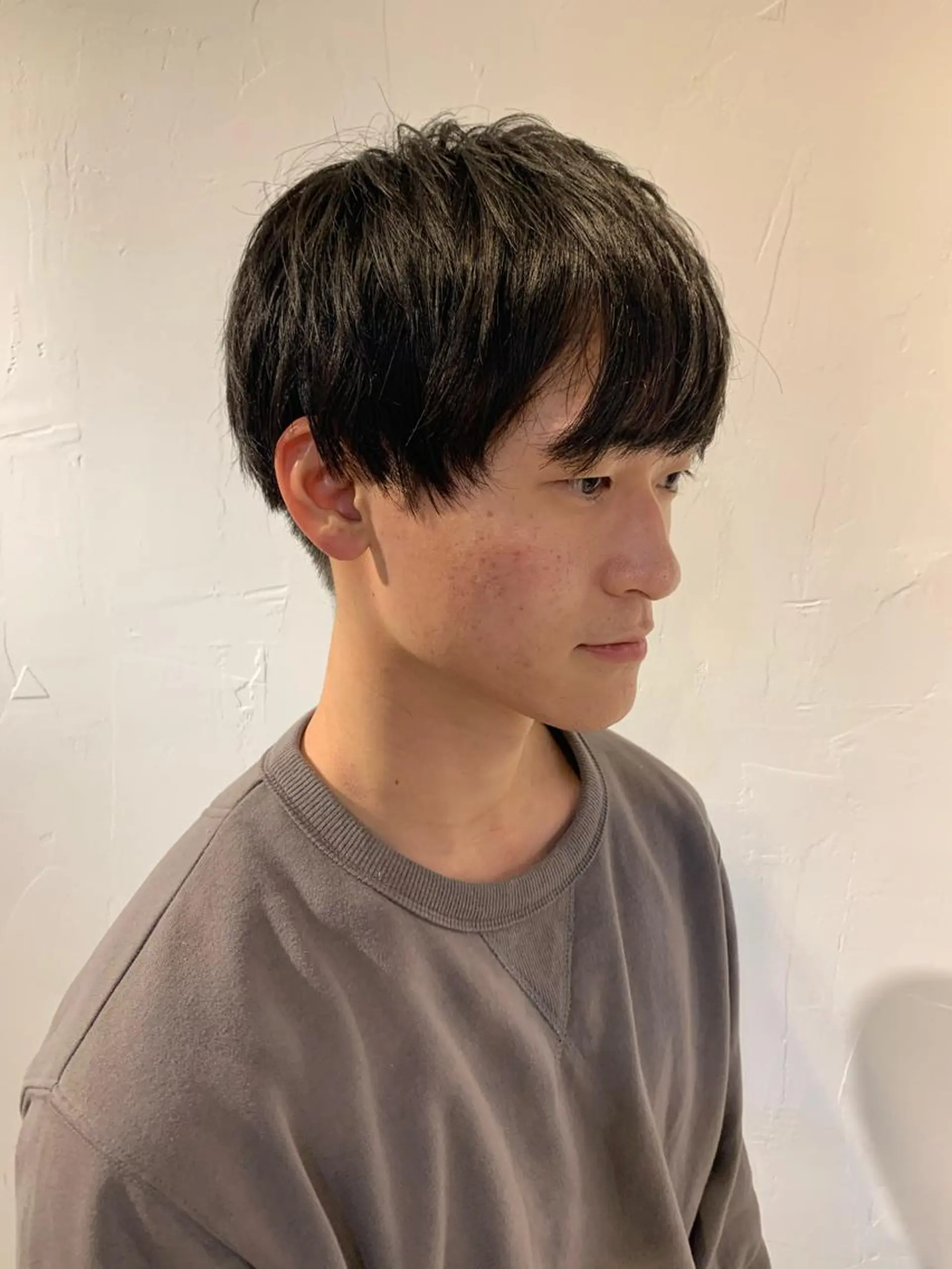 ショート メンズ ピンクベージュ/新潟 万代/高橋桃葉🍑のヘアスタイル
