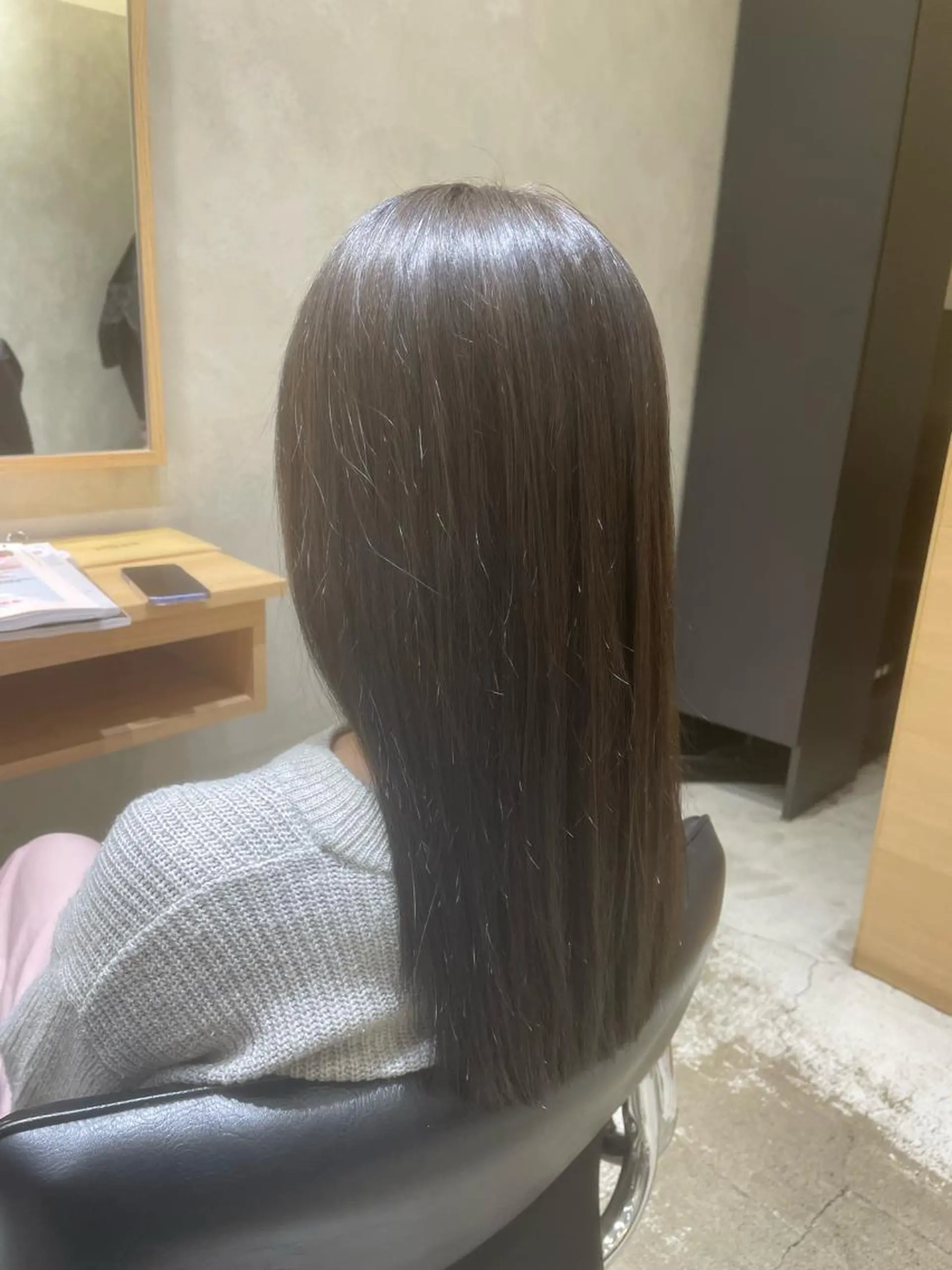 ロング カラー カット ヘアカラー トリートメント 吉田 宙生のヘアスタイル