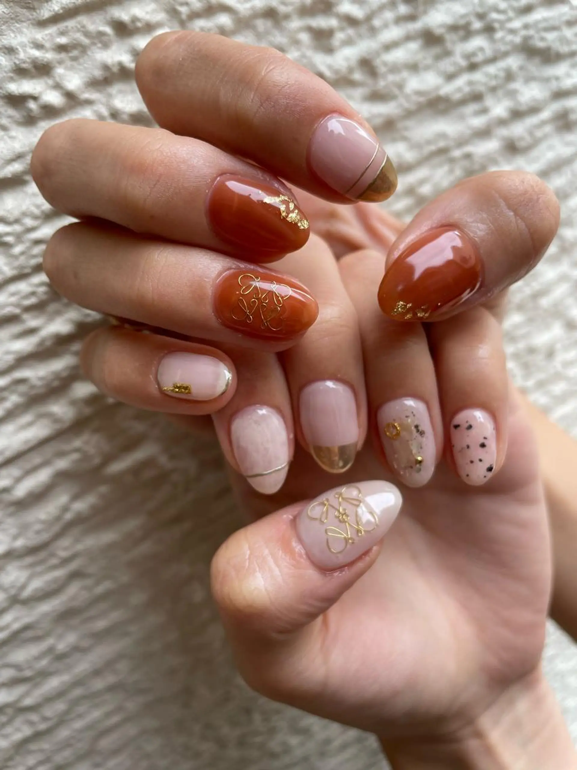 ロング カラー ヘアアレンジ キッズ ネイル マツエク・マツパ アイブロウ 福田 加奈のネイルデザイン