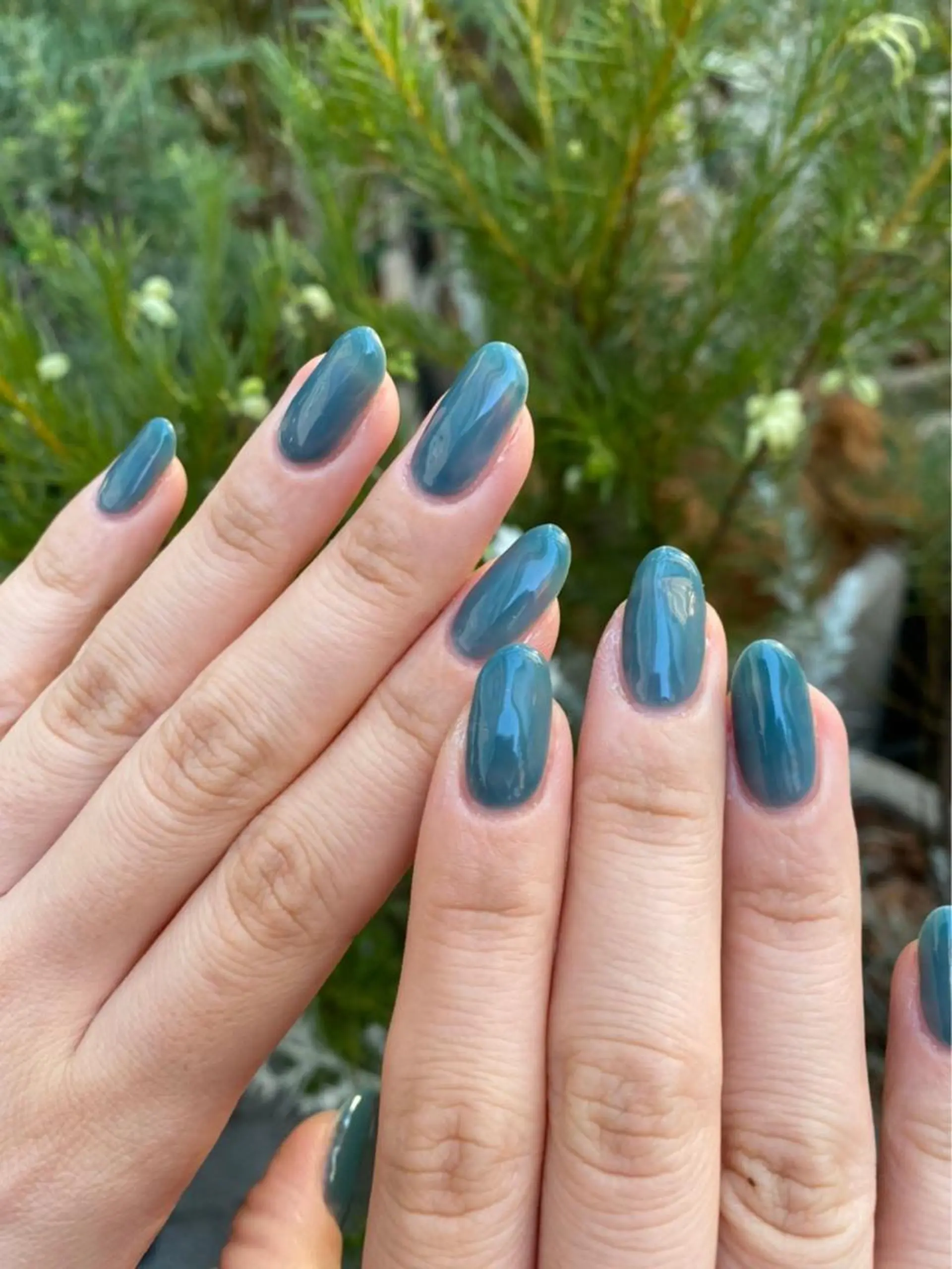 ネイル ブルー ワンカラーネイル 淡色ネイル 🎀moeのネイルデザイン