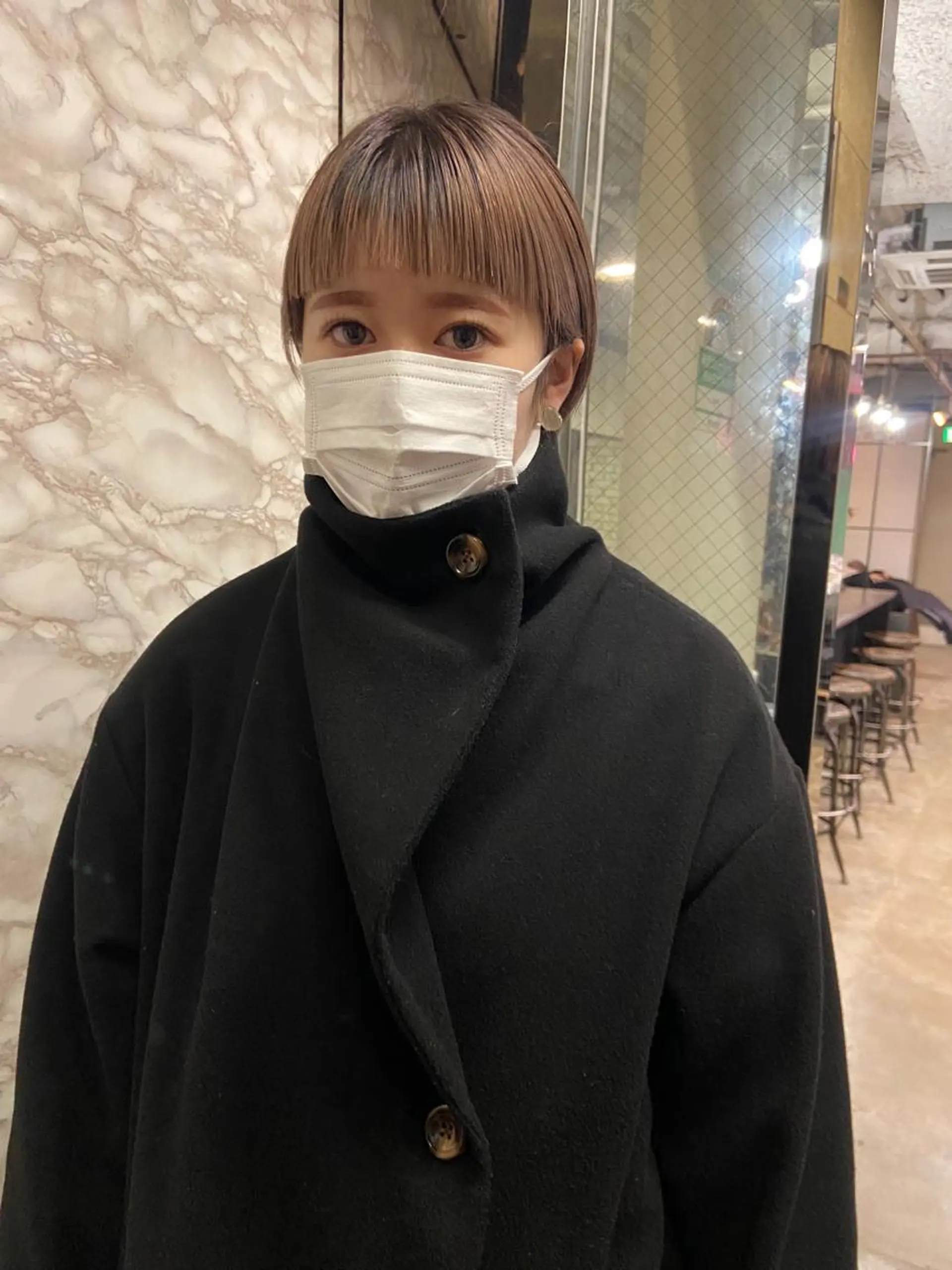 ショート 地毛風艶カラー🌿 喜多夏海のヘアスタイル