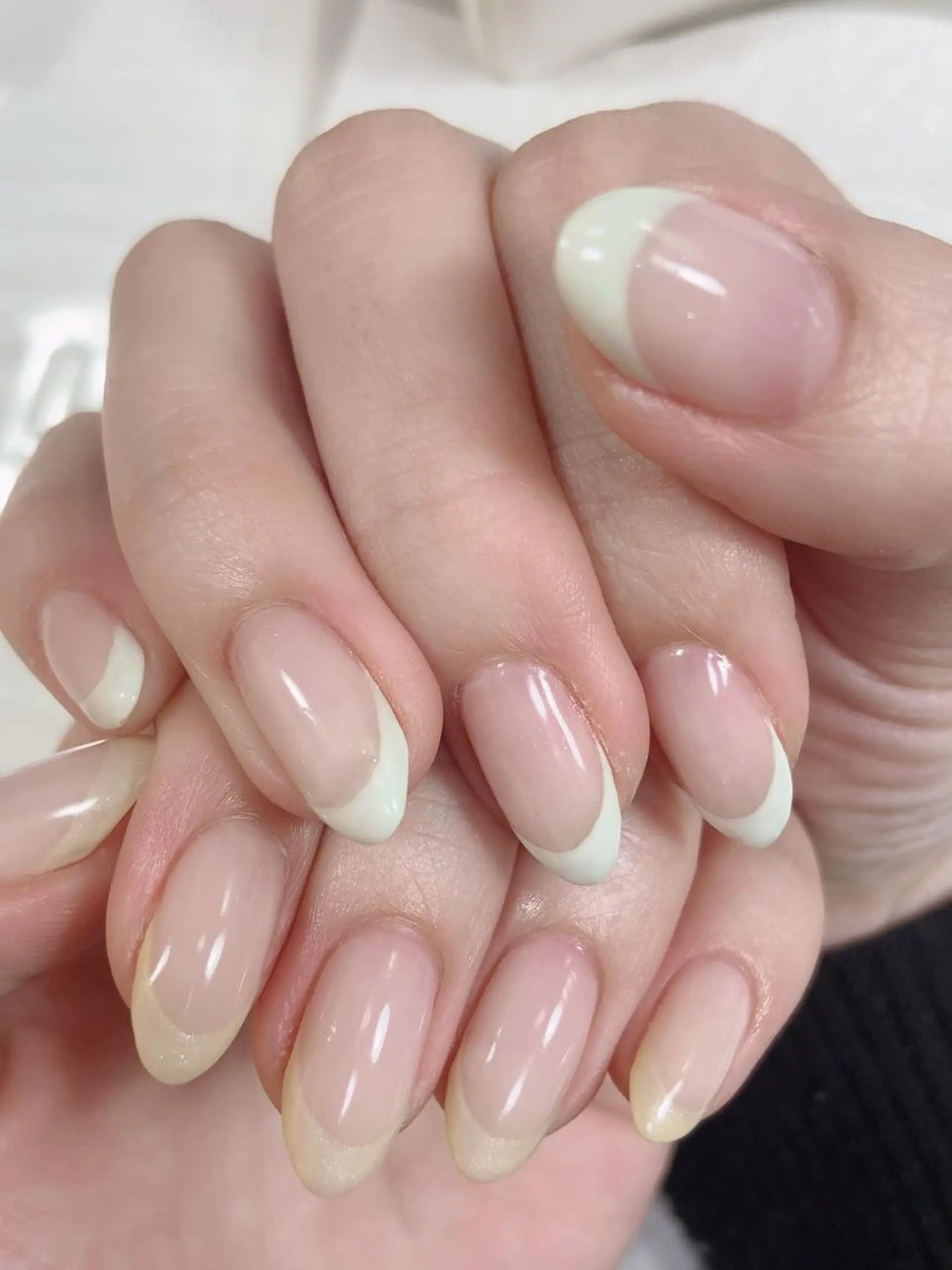 ネイル フレンチネイル ﾈｲﾙｻﾛﾝ Bellefleurのネイルデザイン