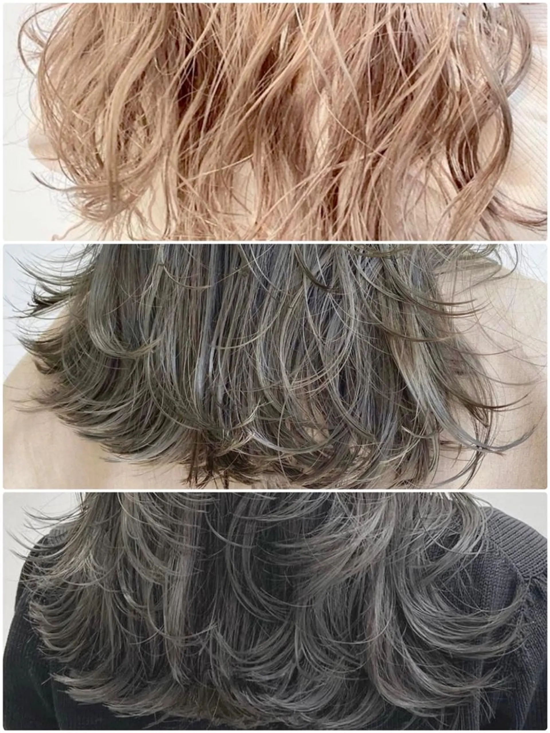 ミディアム ヘアカラー 一人一人の輝きを 心を込めてのヘアスタイル