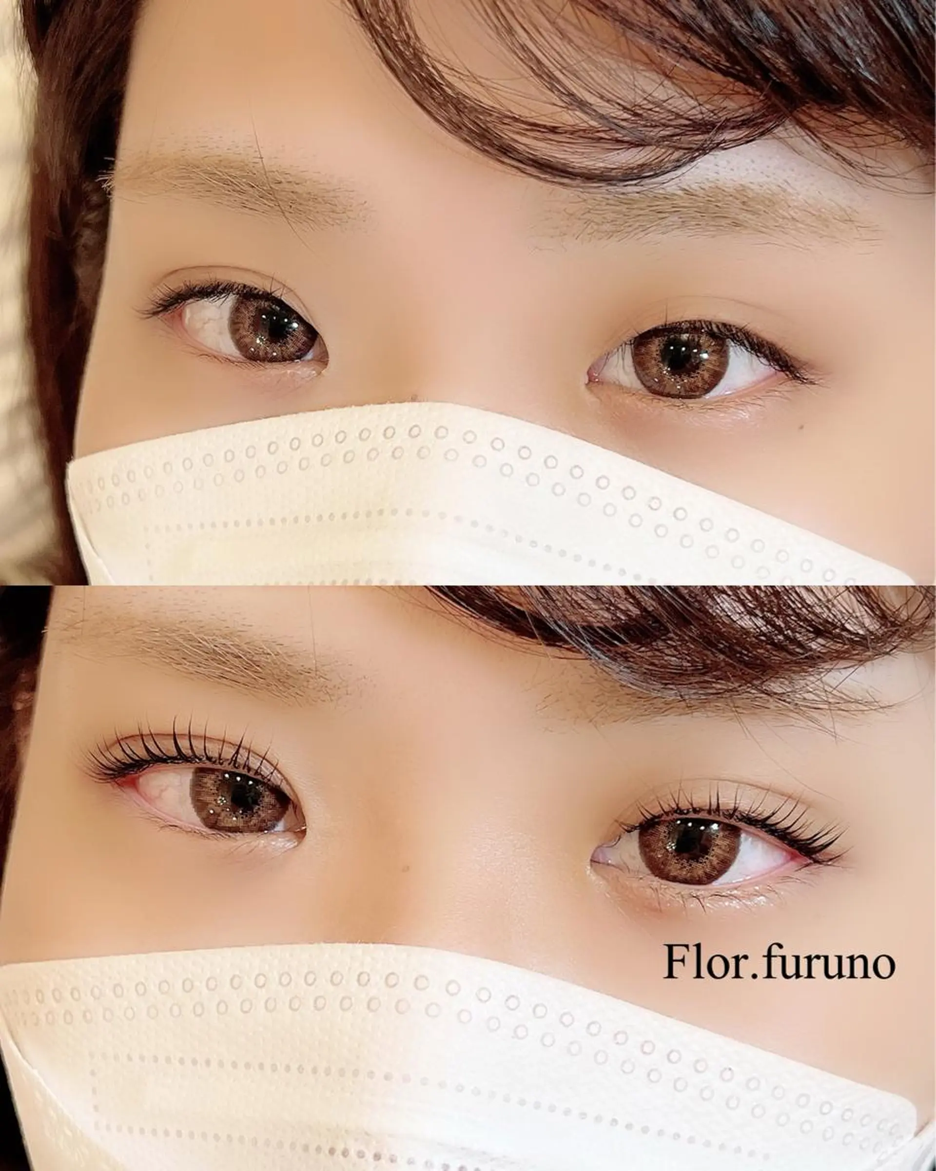 マツエク・マツパ アイブロウ パリジェンヌラッシュリフト マツパ Flor上大岡 ＊フルノ リナ＊のマツエク・マツパデザイン