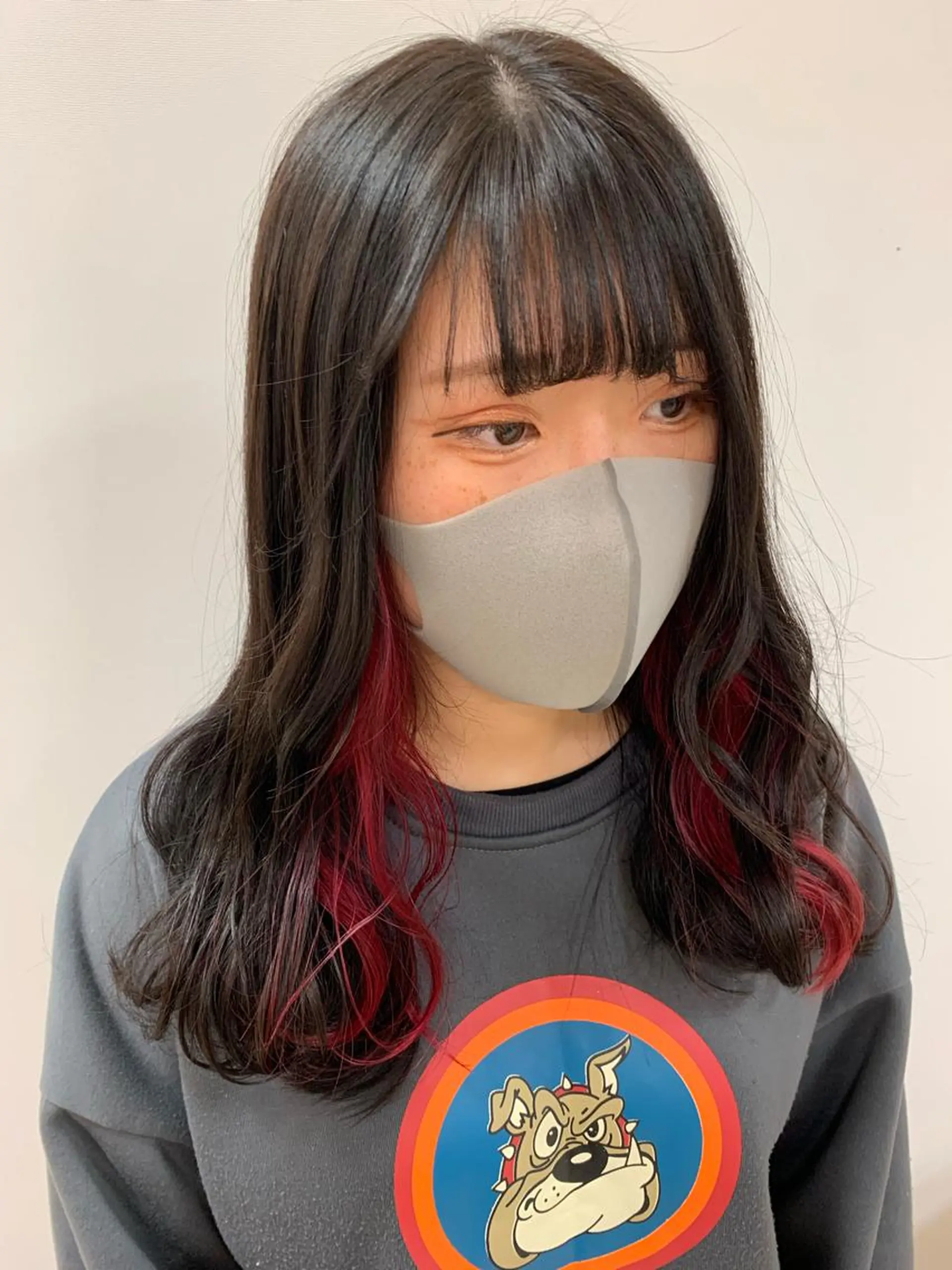 セミロング カラー 暖色専門美容師🎀 お客様満足度◎のヘアスタイル