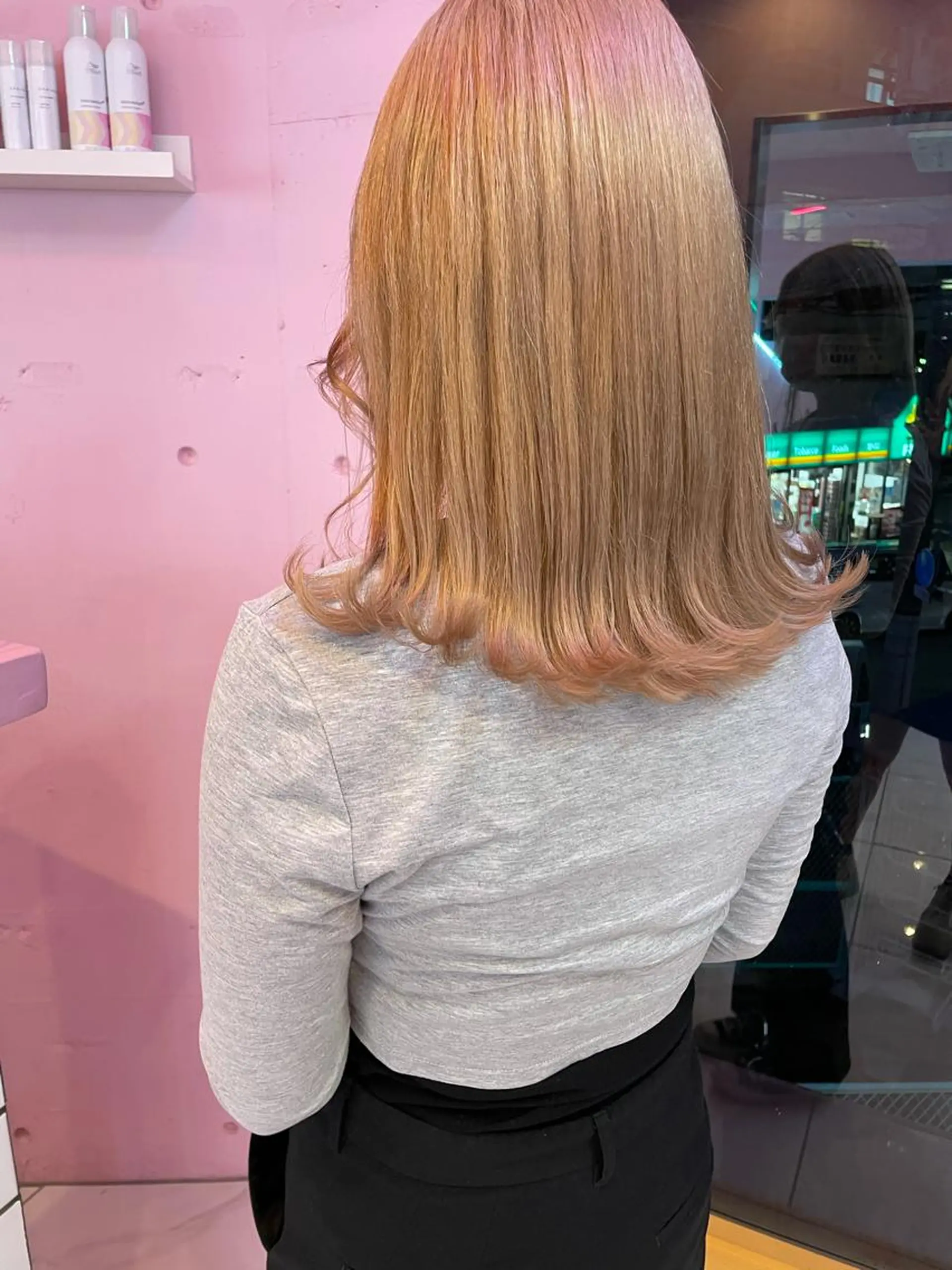 セミロング 心斎橋/ブリーチ minamiのヘアスタイル