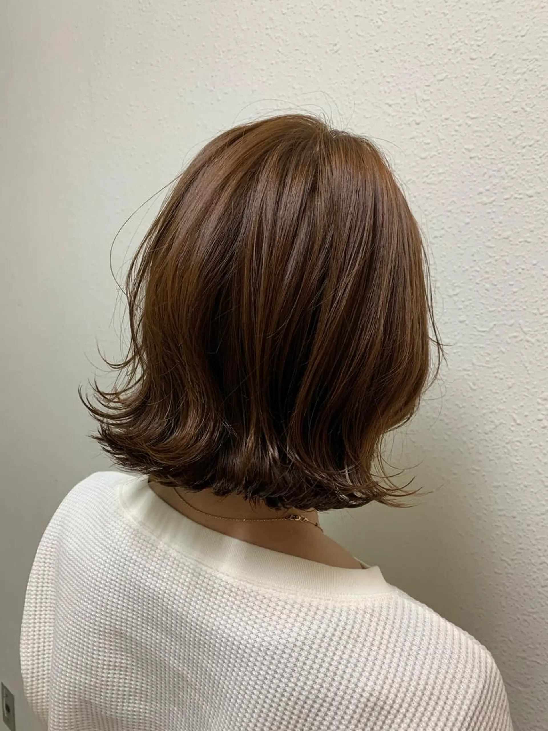 ミディアム エンドウ　ミノリ🤎 /半個室/レイヤーのヘアスタイル