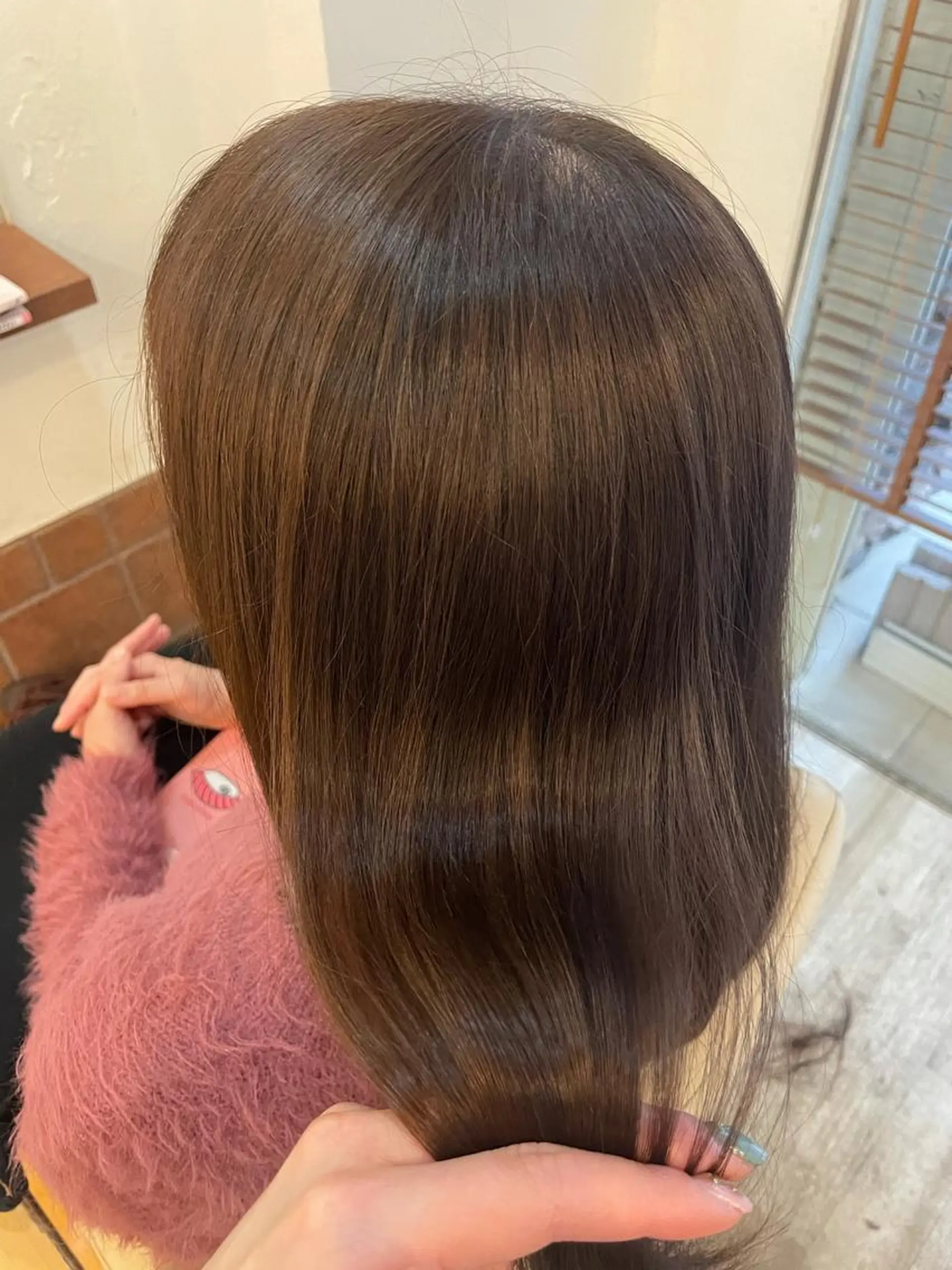 セミロング カラー 髪質改善✨️透明感カ ラー✧*。山下さいみのヘアスタイル