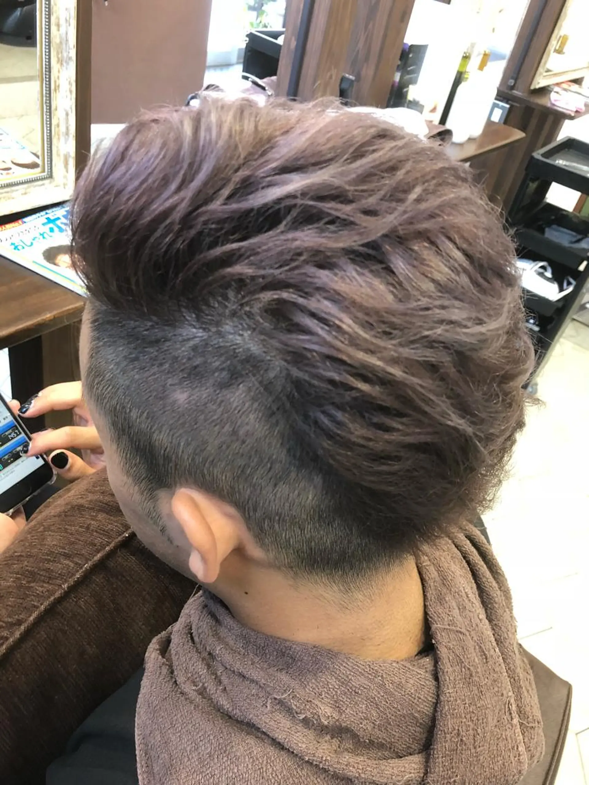 ショート カラー カット ヘアカラー トリートメント share salon　SCENA所属・堤太志 メンズパーマ特化のヘアスタイル