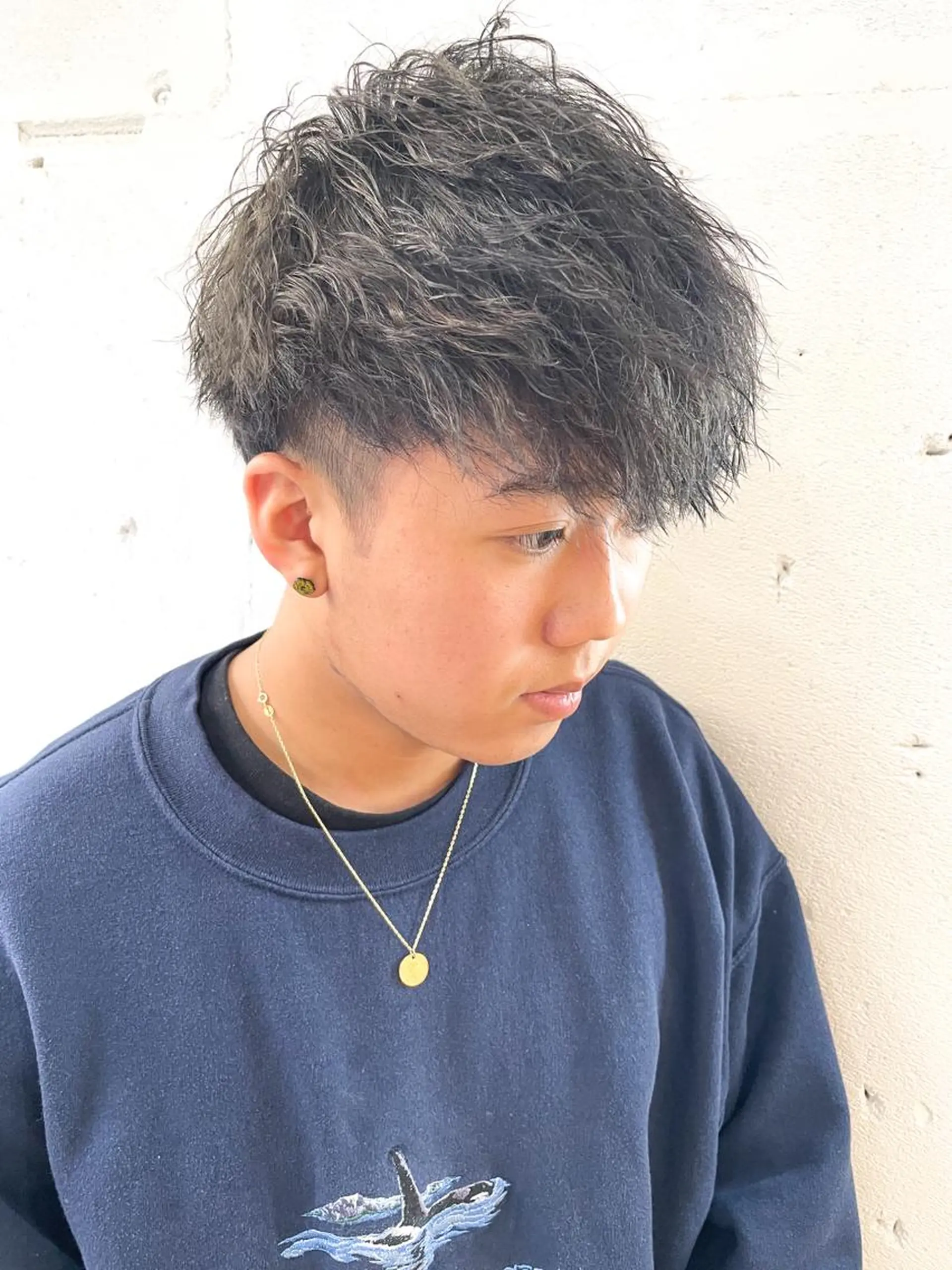 ショート メンズ ヘアカラー HAIR WORKS HELM所属・ショート✨ボブ✨代表 新田見美仁のヘアスタイル