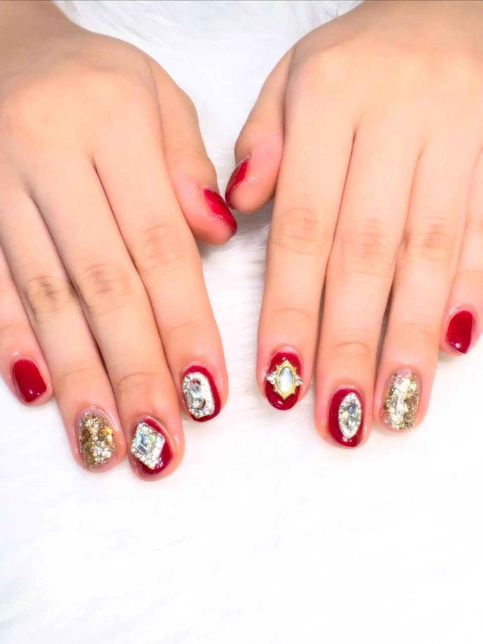 ネイル 持ち込み ハンドネイル 菊嶋 文代のネイルデザイン