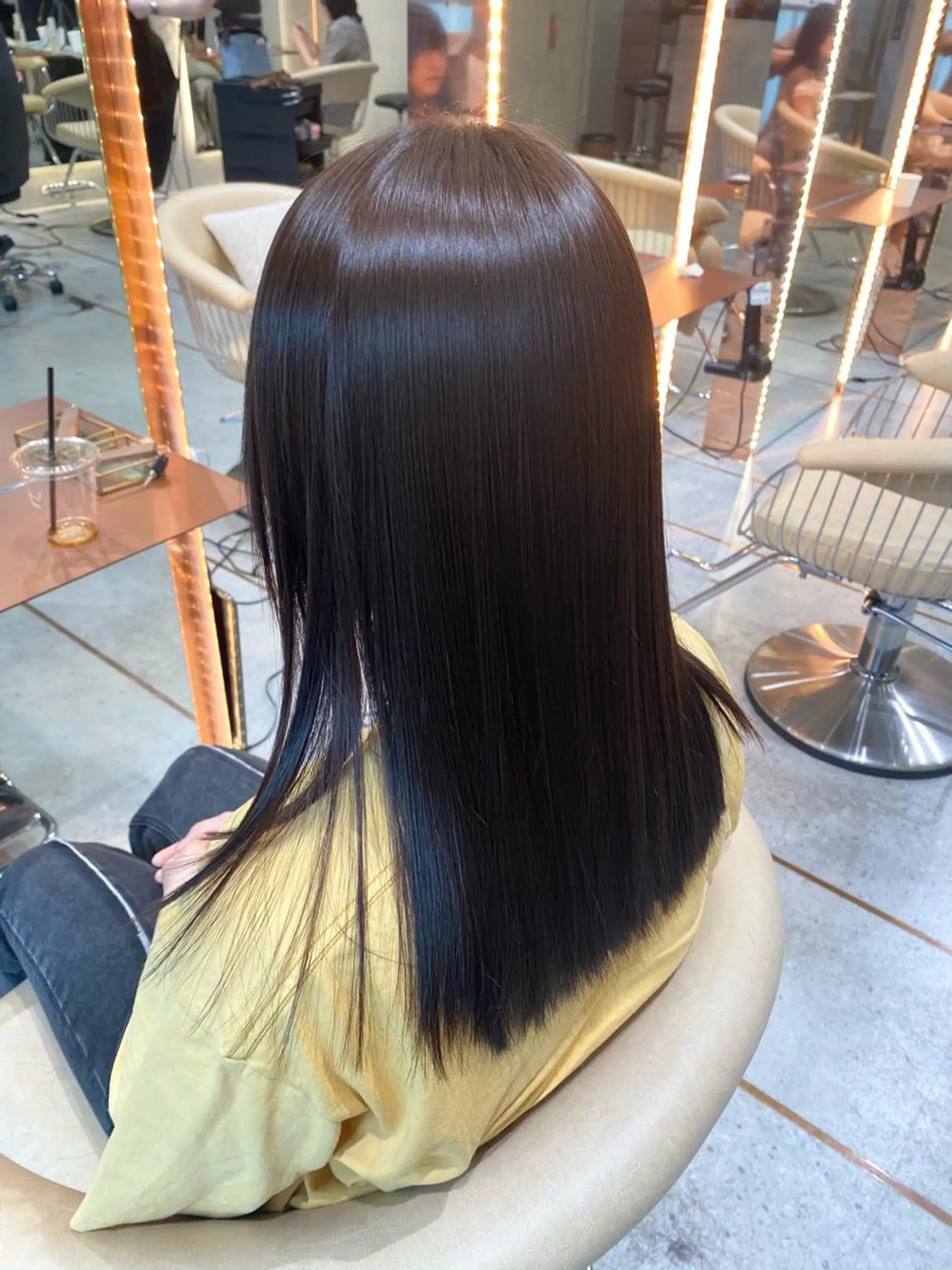 ロング 美髪縮毛矯正🤍 髪質改善/Shinaのヘアスタイル