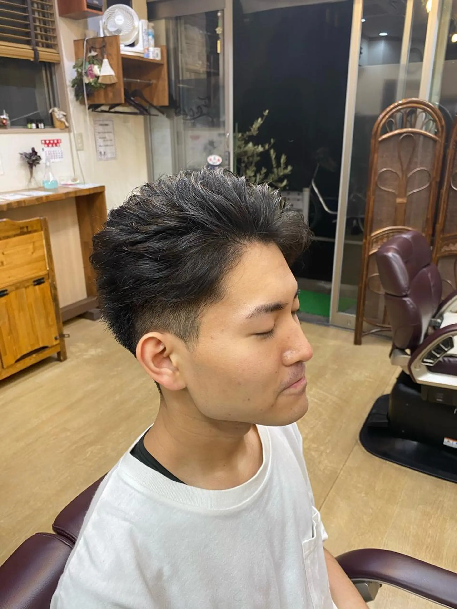 ショート メンズ 浅見 天翔のヘアスタイル